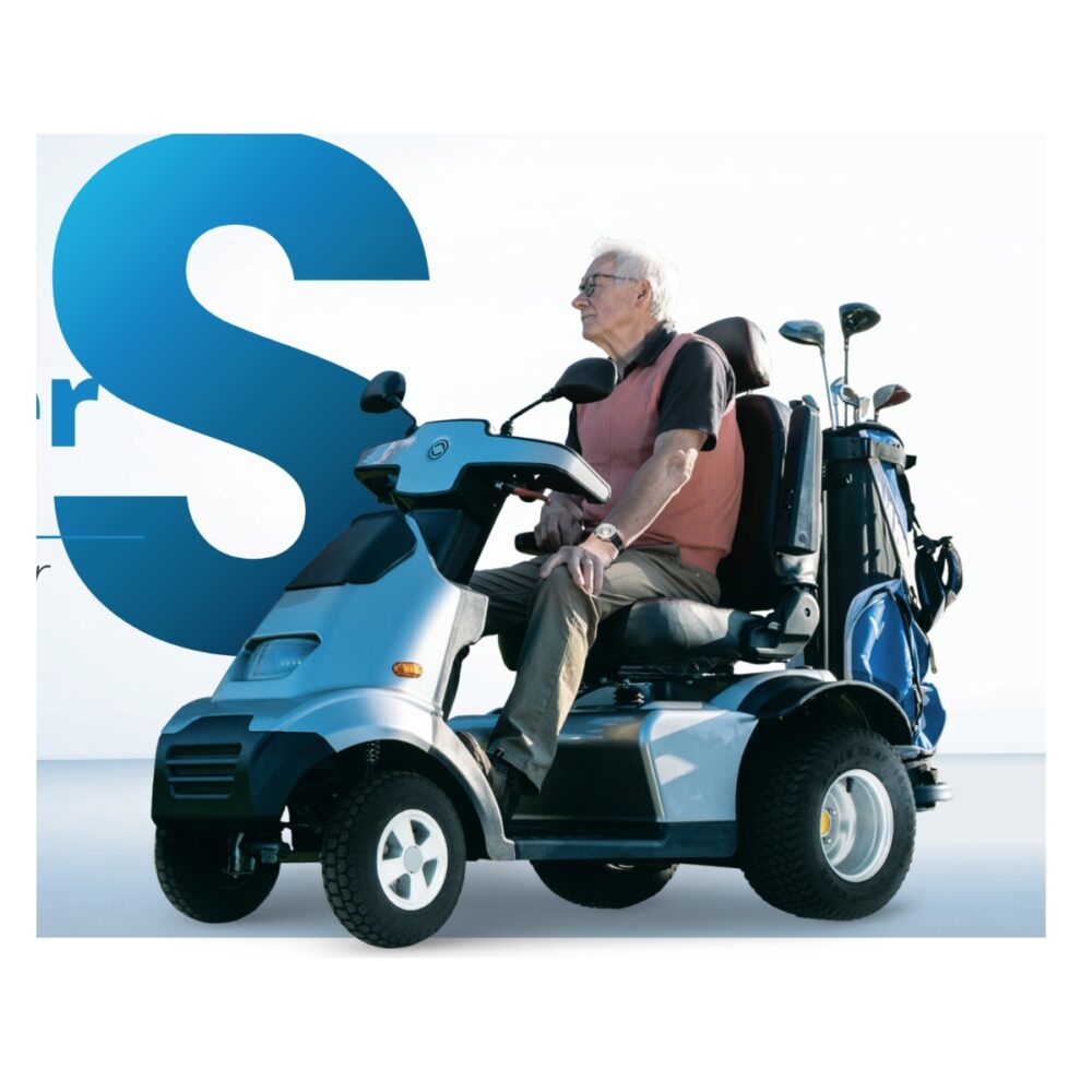 Golf S4 scooter électrique 4 roues avec siège confortable AFIKIM