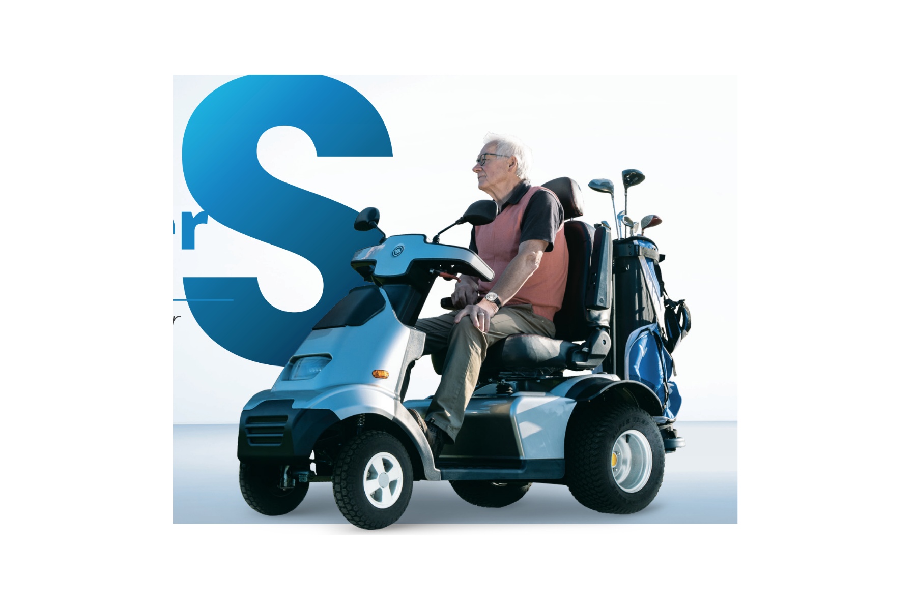 Golf S4 scooter électrique 4 roues avec siège confortable AFIKIM
