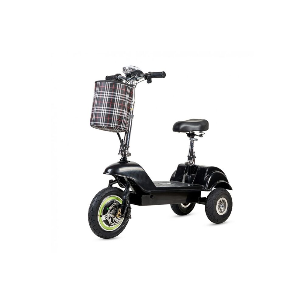 Medidas trottinette électrique 3 roues pour PMR et séniors 500 watts