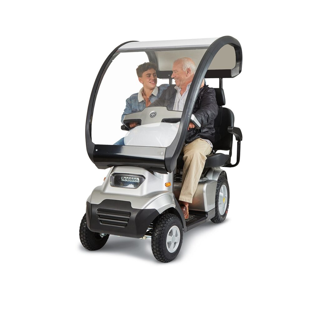 S4 scooter électrique 4 roues avec siège confortable AFIKIM avec toit