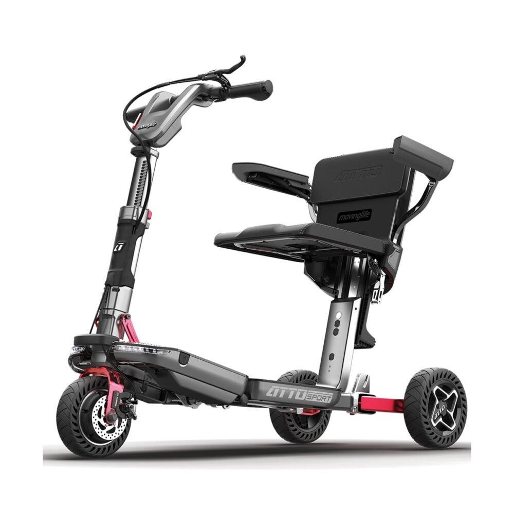 Scooter électrique 3 roues pliable ATTO Sport avec accoudoirs