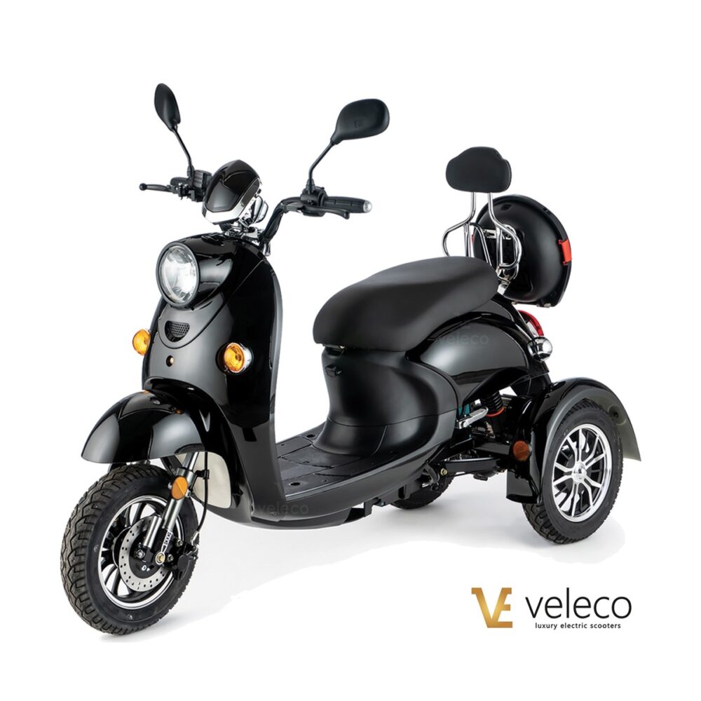 Scooter électrique 3 roues pour PMR personnes à mobilité réduite et sénior Veleco ZT63