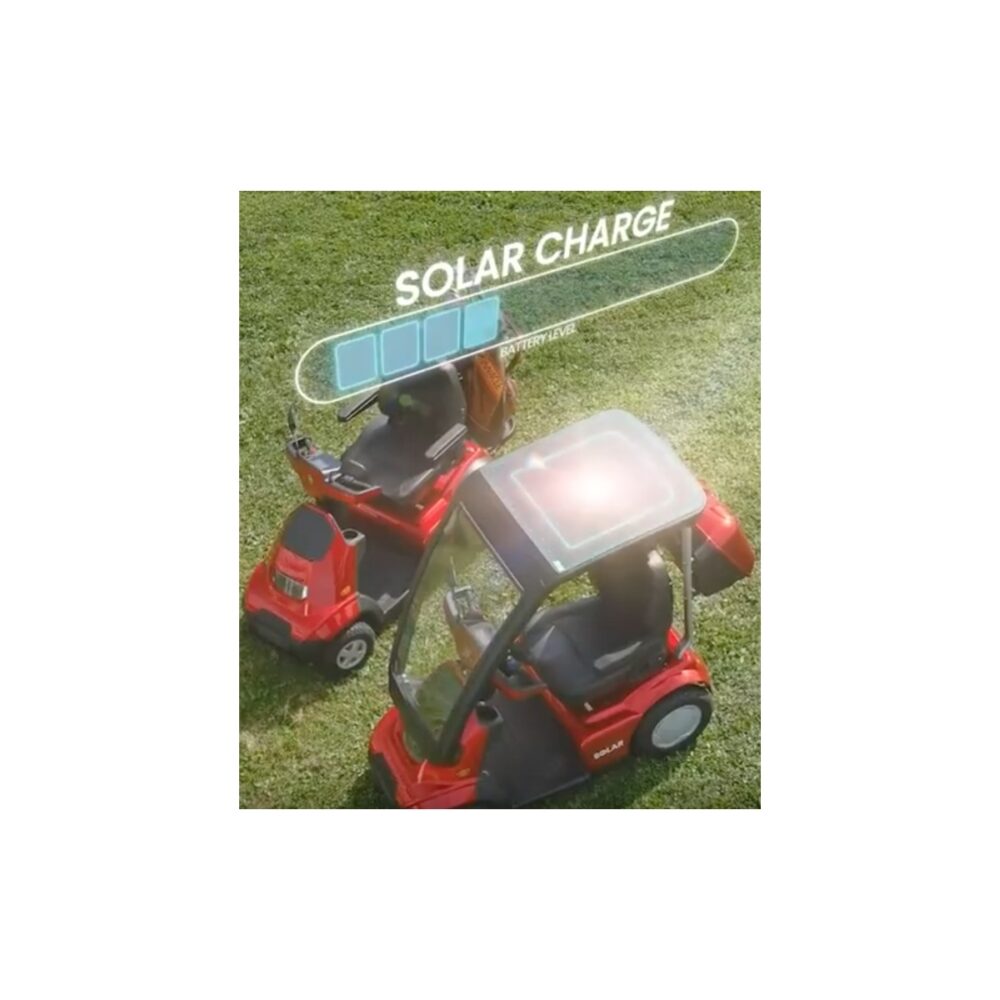 Shlomo scooter électrique 4 roues AFIKIM à énergie solaire