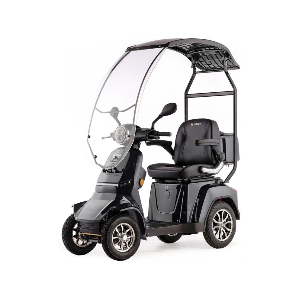 Veleco Gravis avec toit en verre scooter pour PMR senior et handicapés
