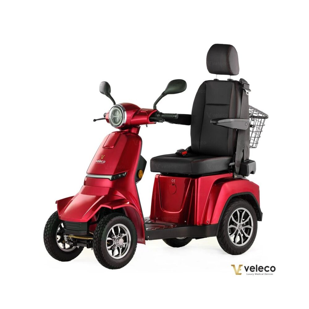 Veleco Gravis scooter pour PMR senior et handicapés avec siège dosseret confortable