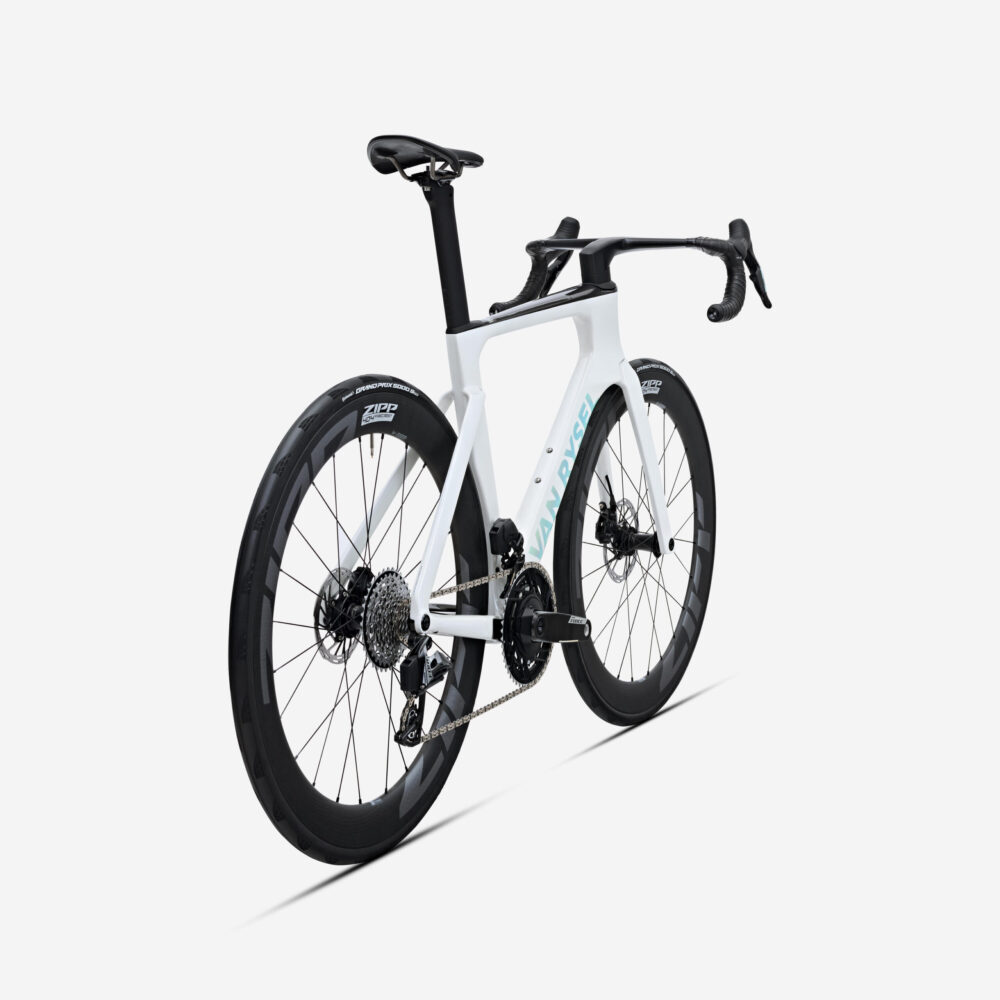 Vélo de route Sram FORCE AXS E1 12V capteur de puissance, RCR-F Pro blanc