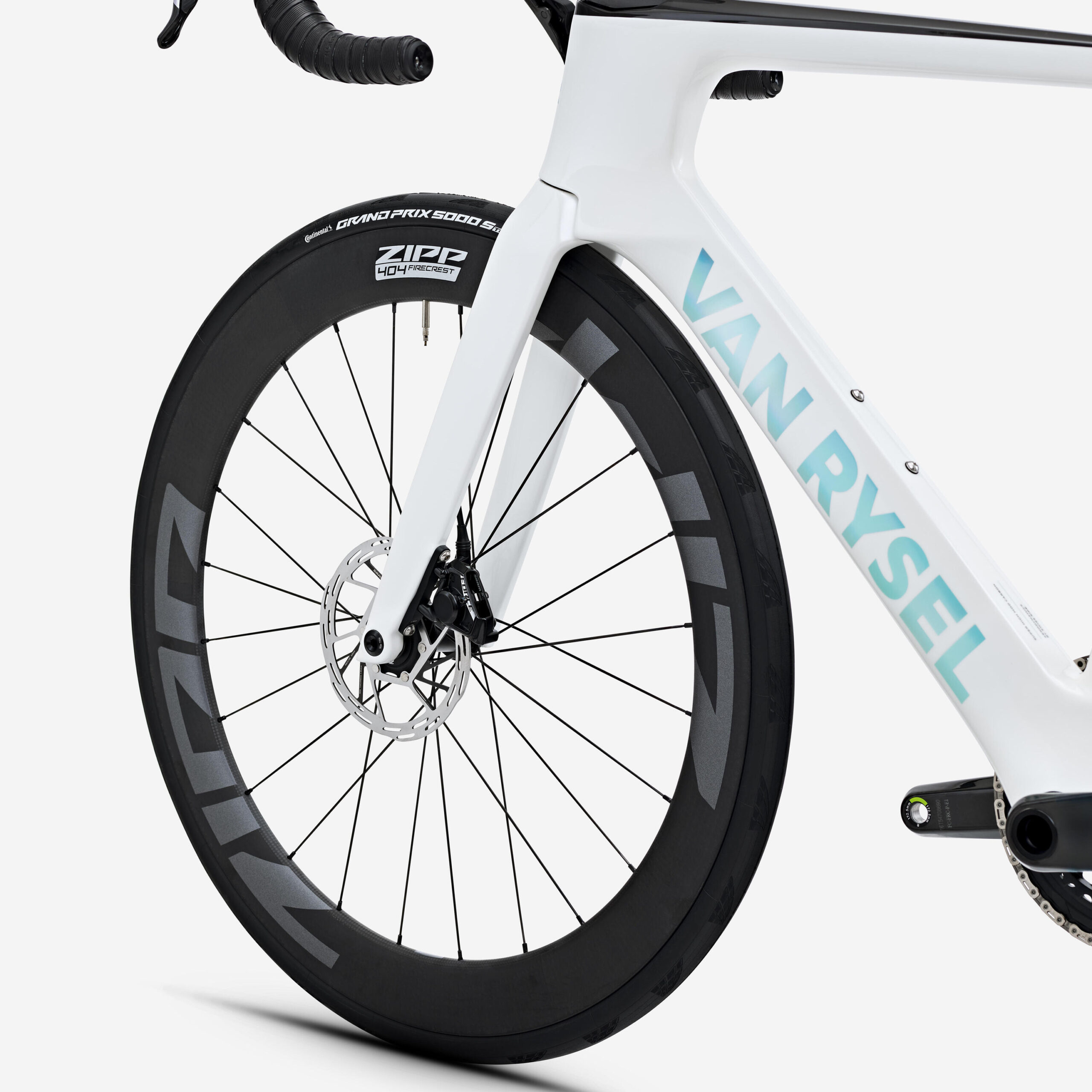 Vélo de route Sram FORCE AXS E1 12V capteur de puissance, RCR-F Pro blanc – Image 5