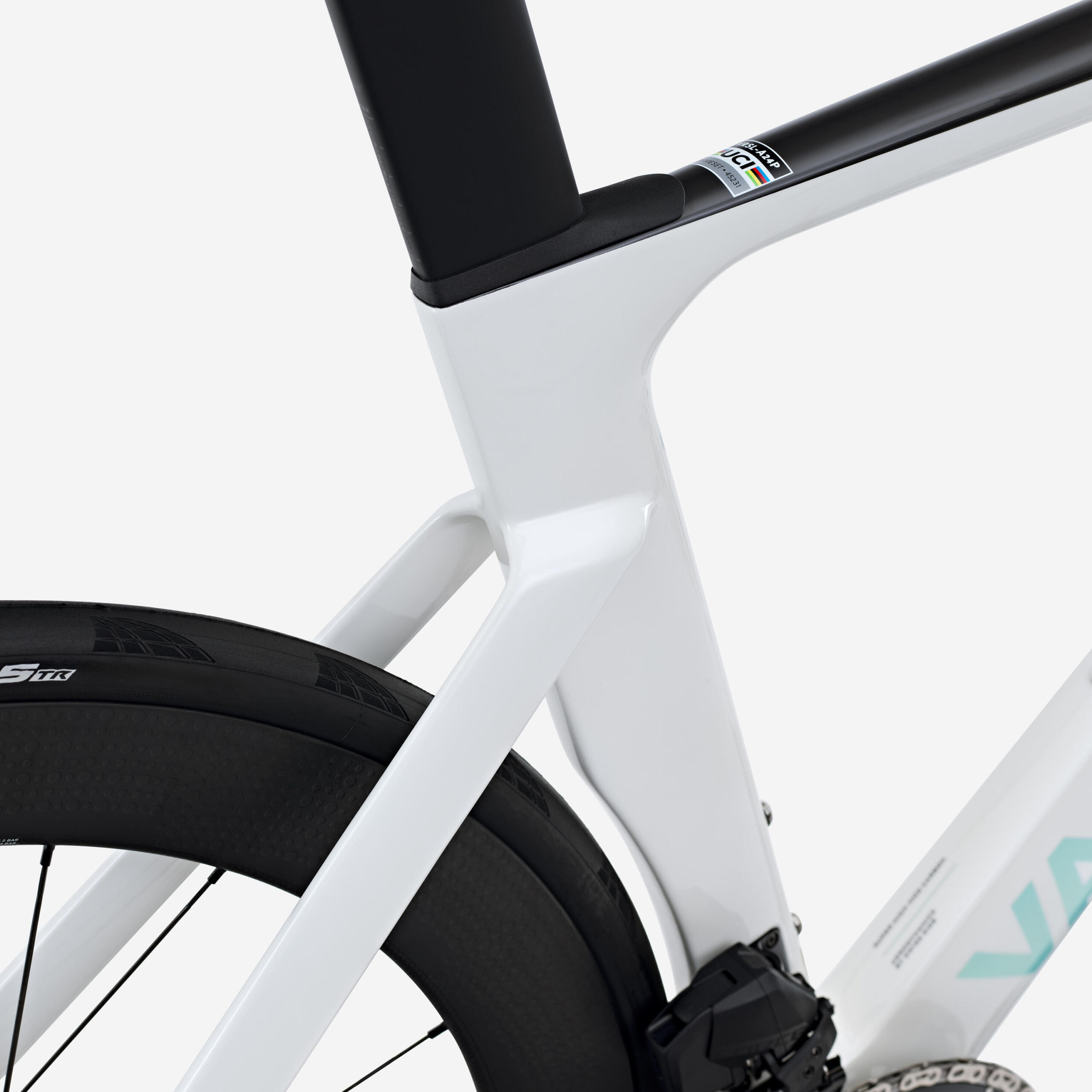 Vélo de route Sram FORCE AXS E1 12V capteur de puissance, RCR-F Pro blanc – Image 7