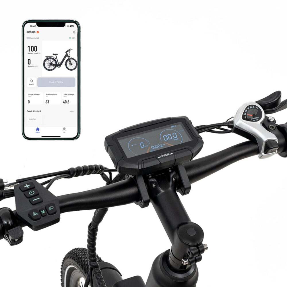 Vélo Electrique Adulte 27.5" E-Bike, APP & NFC, RCB-G6