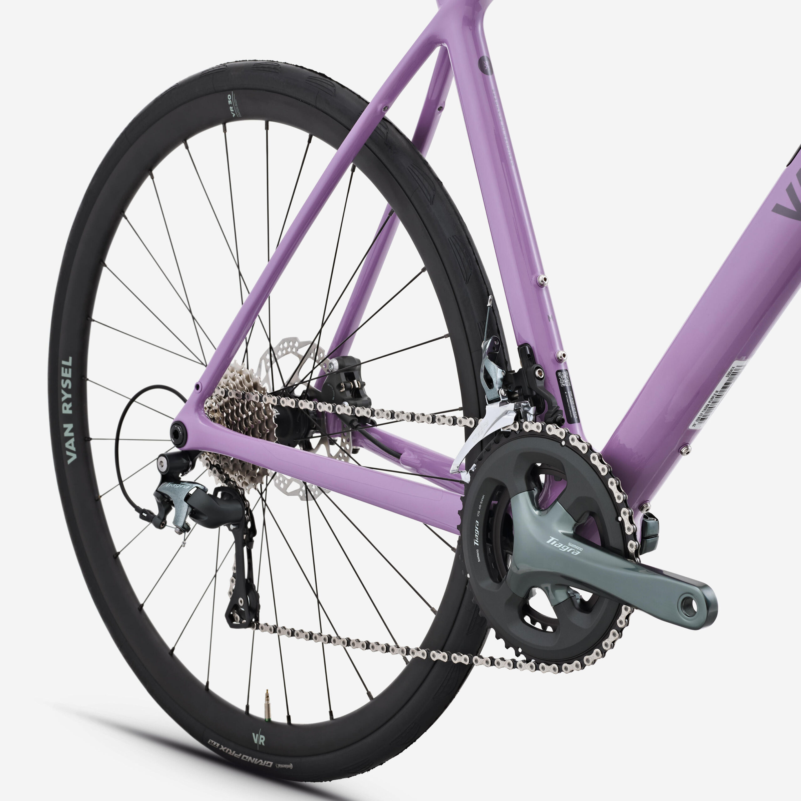 Vélo de route carbone Shimano Tiagra 2x10v, EDR CF violet – Image 2