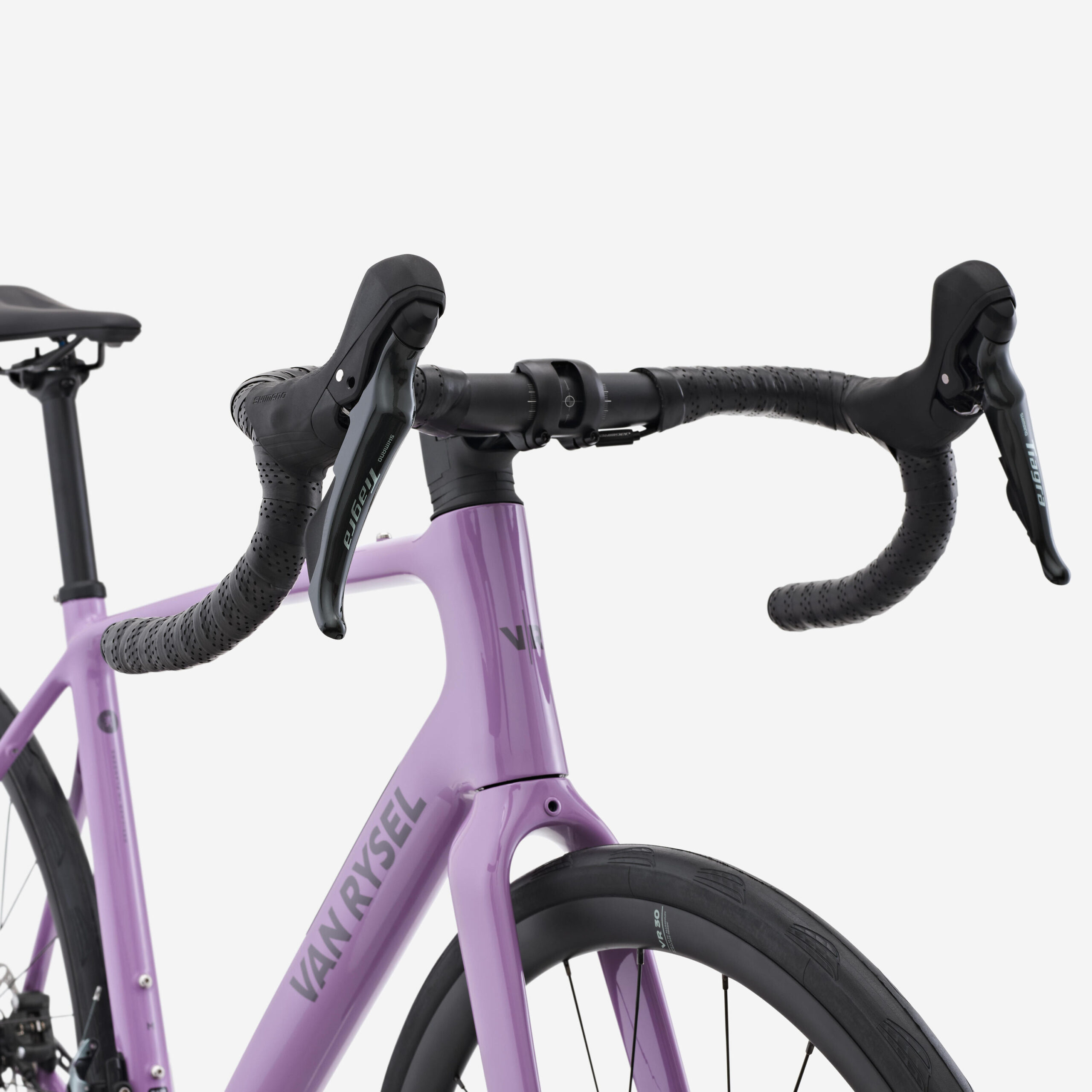 Vélo de route carbone Shimano Tiagra 2x10v, EDR CF violet – Image 3
