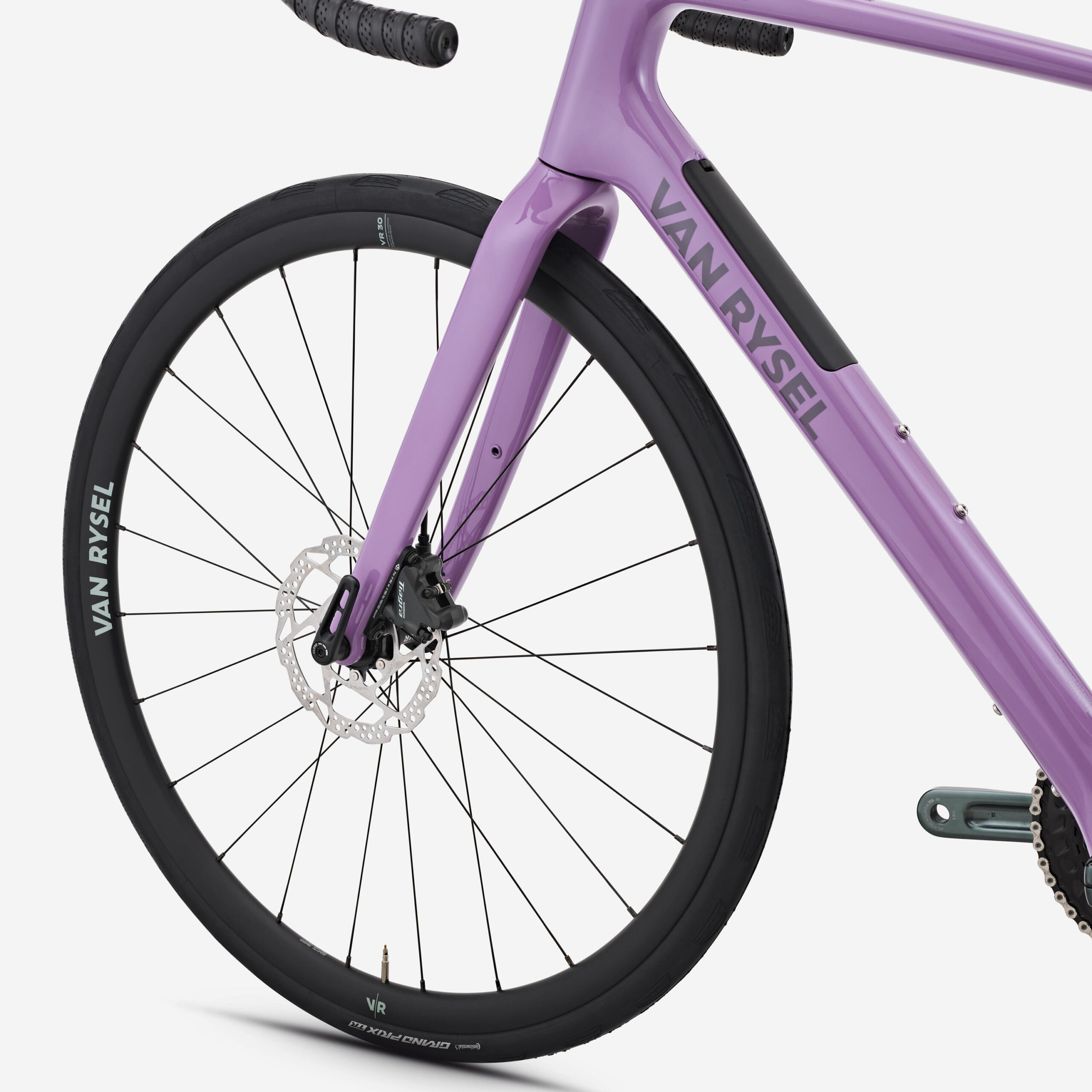 Vélo de route carbone Shimano Tiagra 2x10v, EDR CF violet – Image 4
