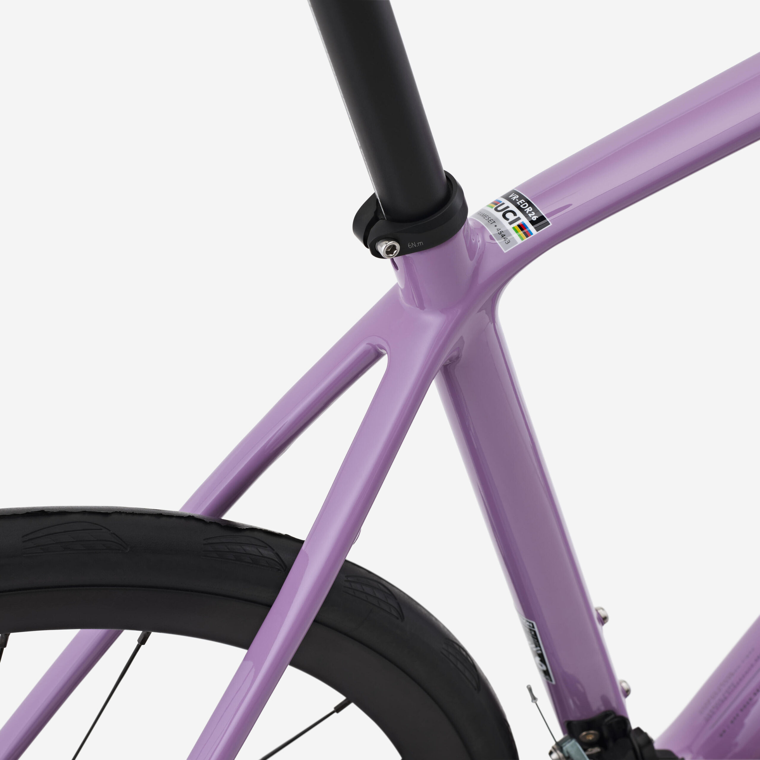 Vélo de route carbone Shimano Tiagra 2x10v, EDR CF violet – Image 9