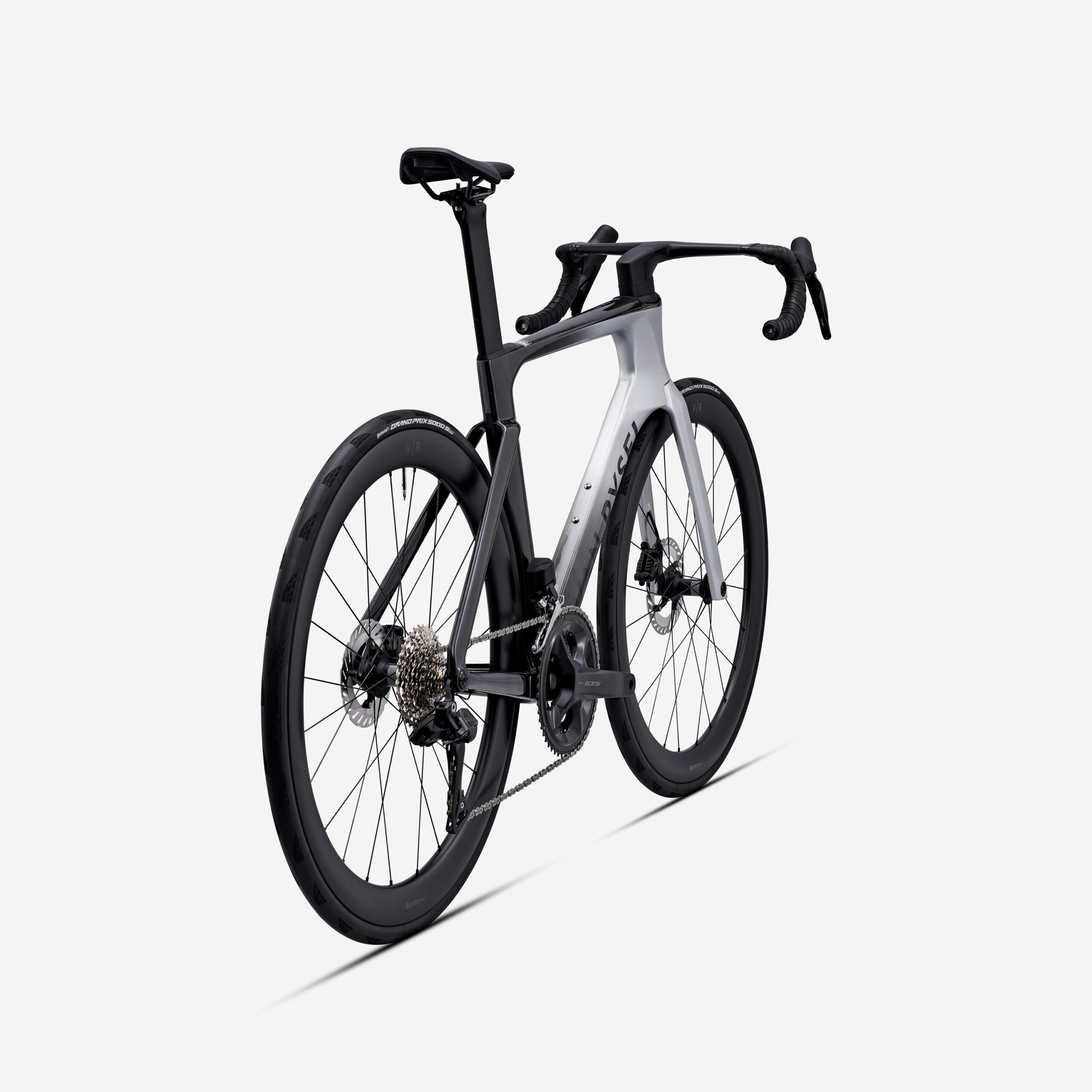 Velo de route Shimano 105 Di2 12V capteur de puissance, RCR-F Pro Gris