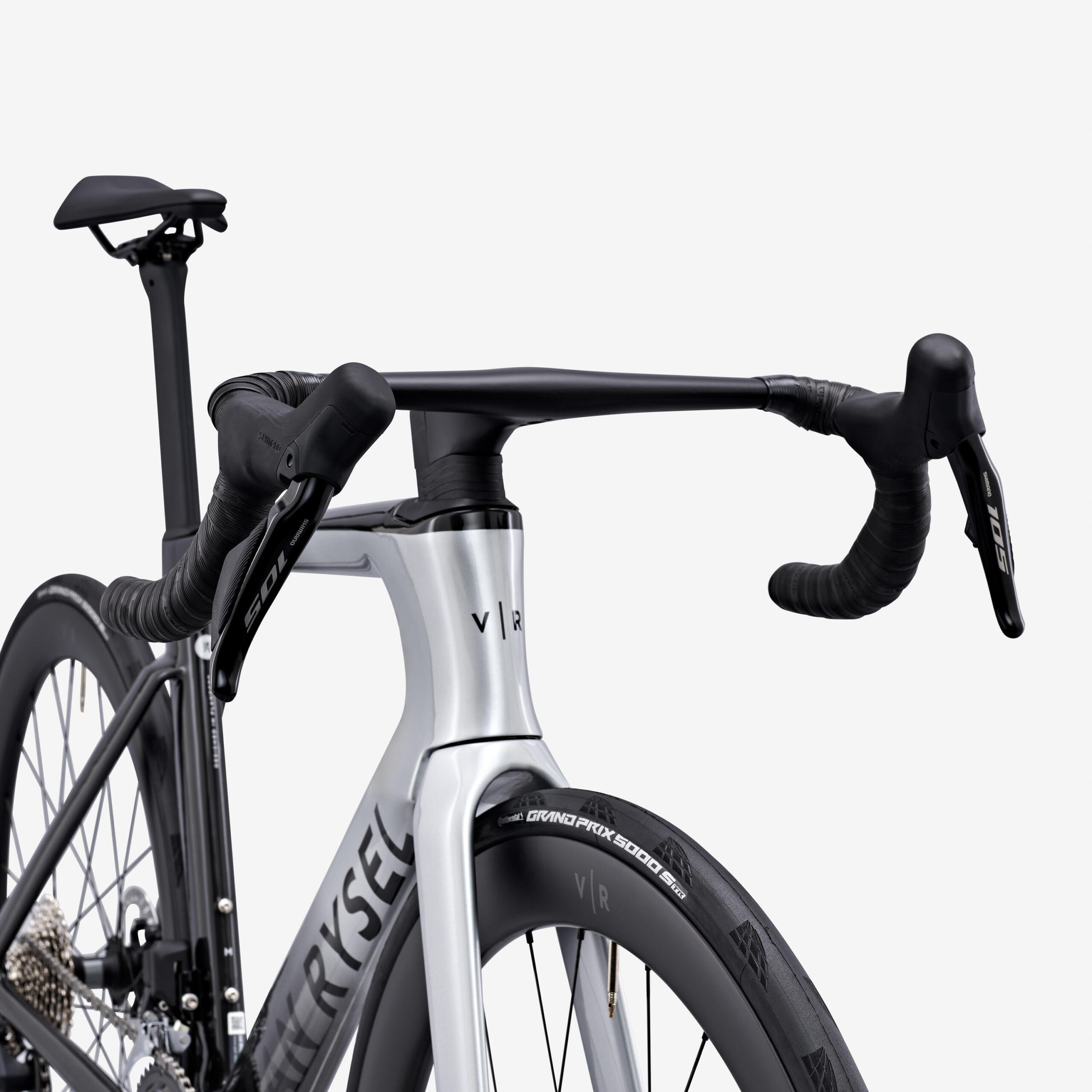 Velo de route Shimano 105 Di2 12V capteur de puissance, RCR-F Pro Gris – Image 3