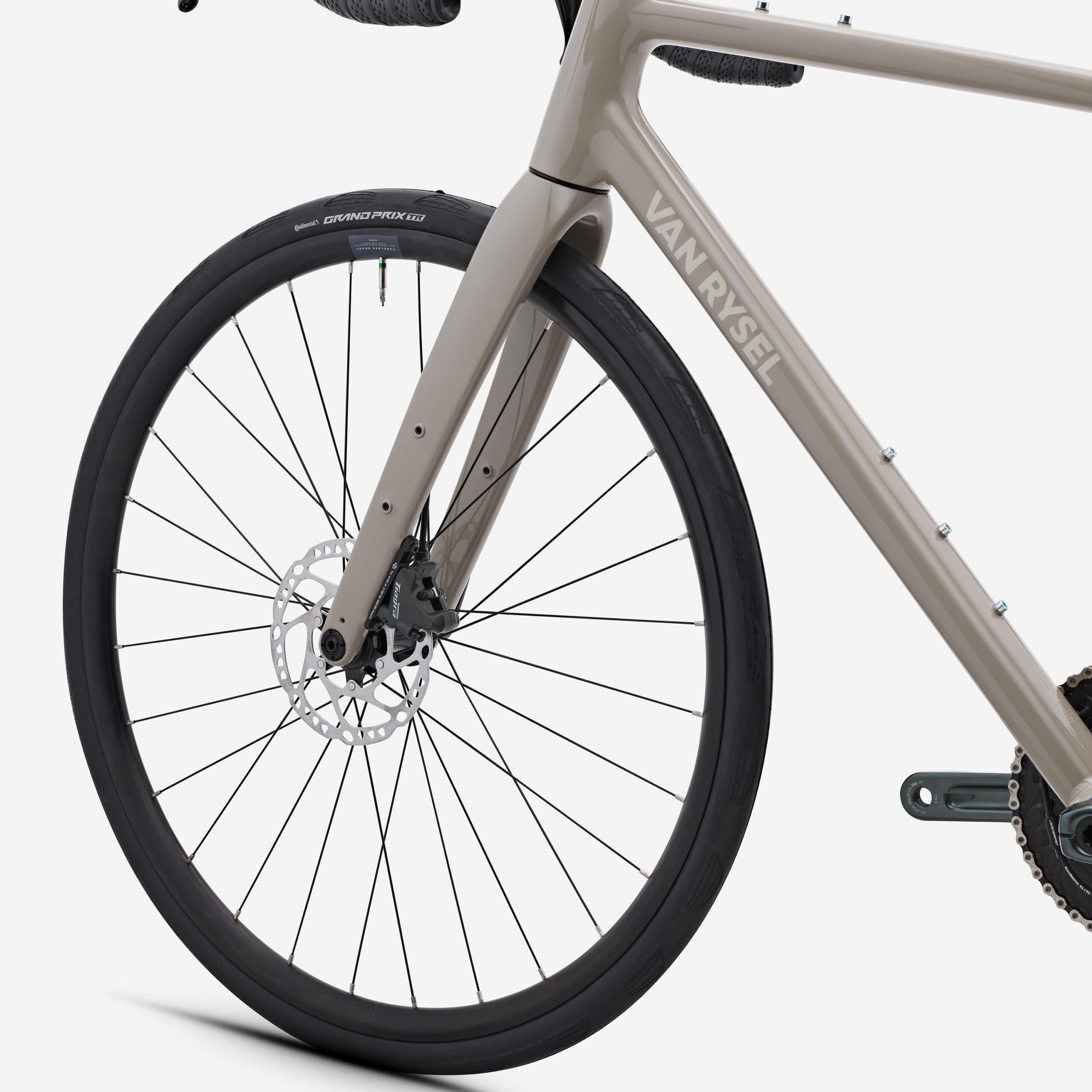 Vélo de route Shimano Tiagra 2x10v, EDR AF2 Beige – Image 4