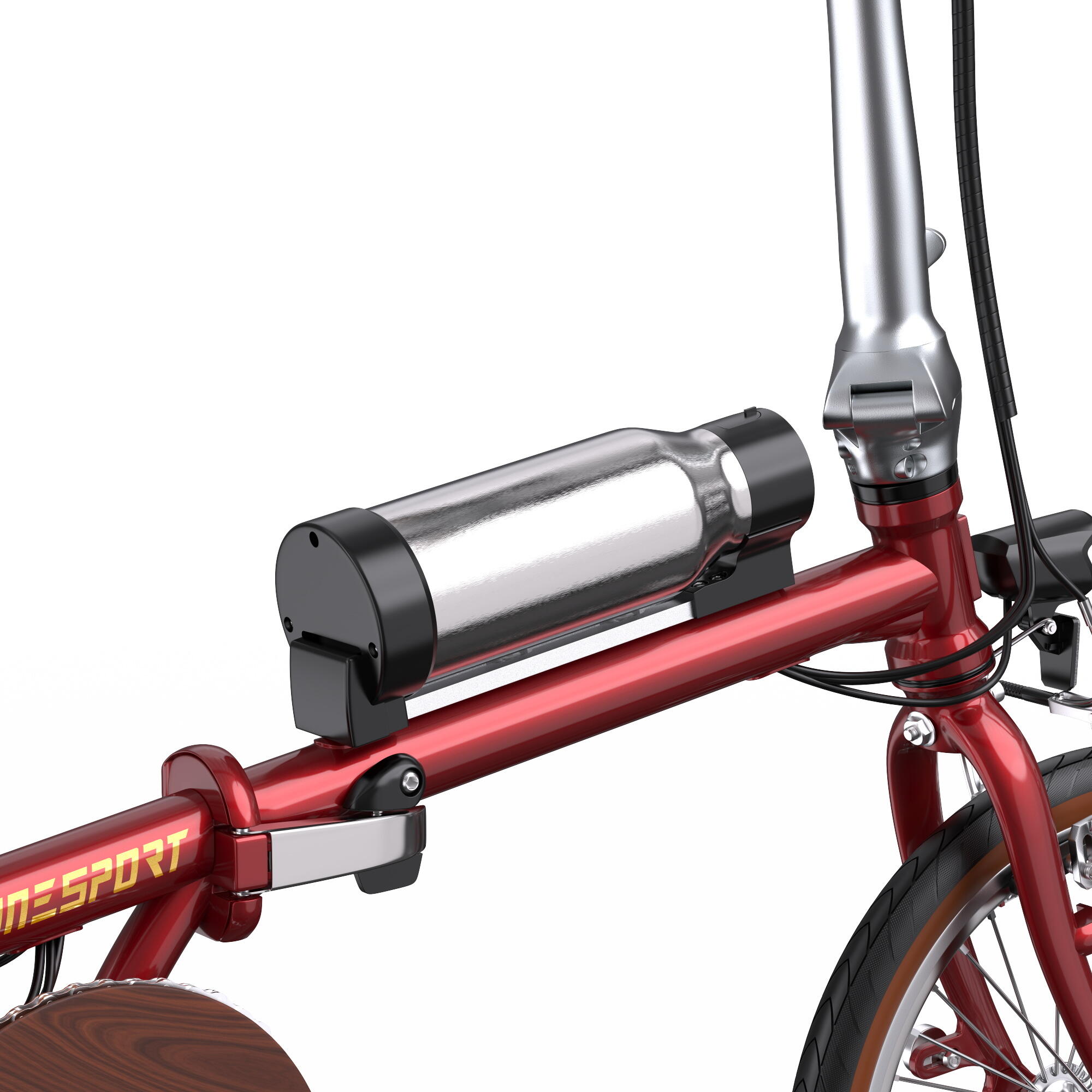 Vélo électrique pliable Onesport OT02, 16 pouces, moteur 250 W