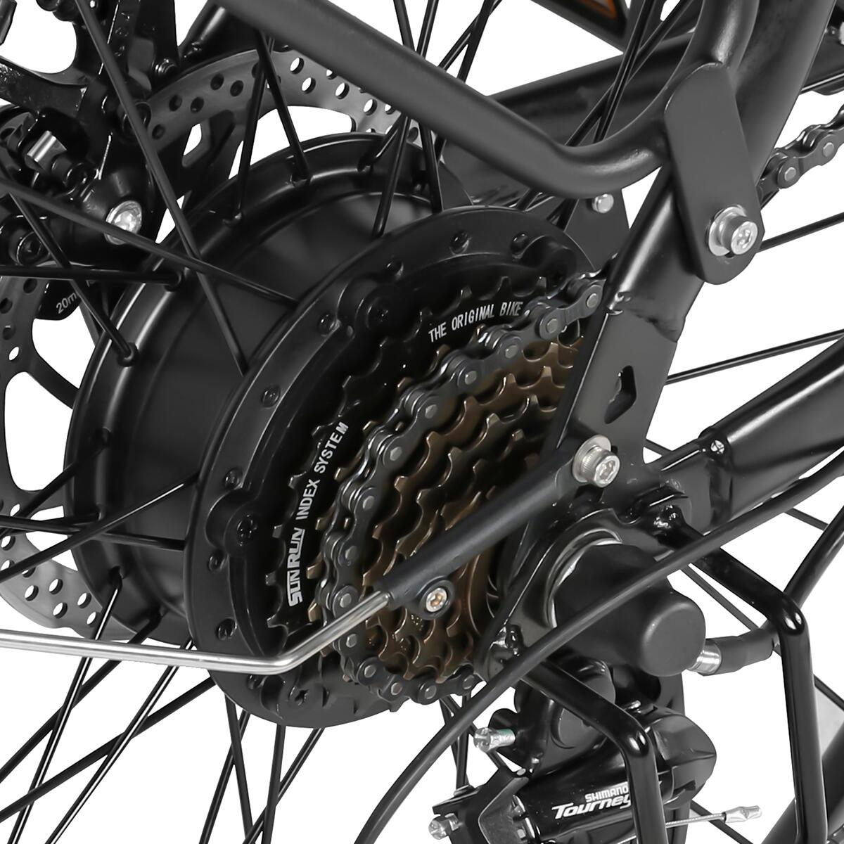 Vélo électrique urbain Samebike RS-A01 Pro-T 26 pouces avec batterie 36 V 15 Ah – Image 4