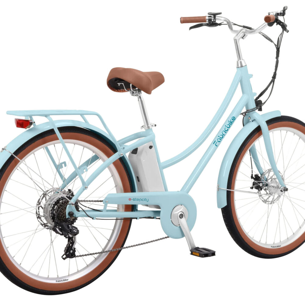 E-Stepcity Vélo Électrique – 250W, 36V, 60 km, Shimano 7V. Blue