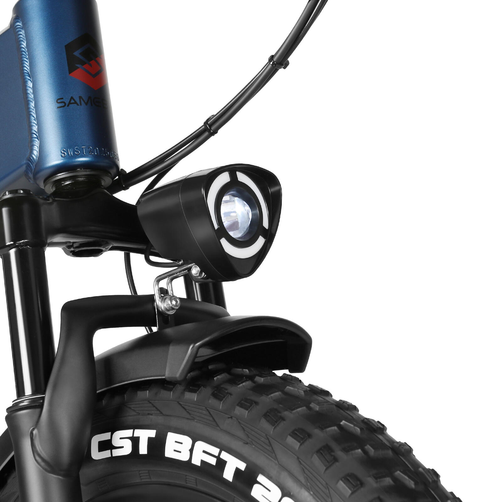 Vélo électrique pliant SAMEBIKE RS-A02 Pro 20 pouces avec batterie 48 V 15 Ah – Image 5
