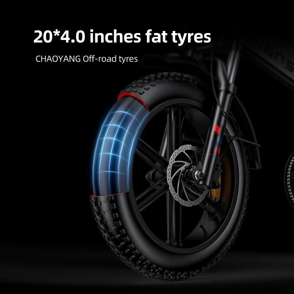 Vélo électrique pliable ENGWE Engine X, moteur 250 W, batterie 48 V 13 Ah