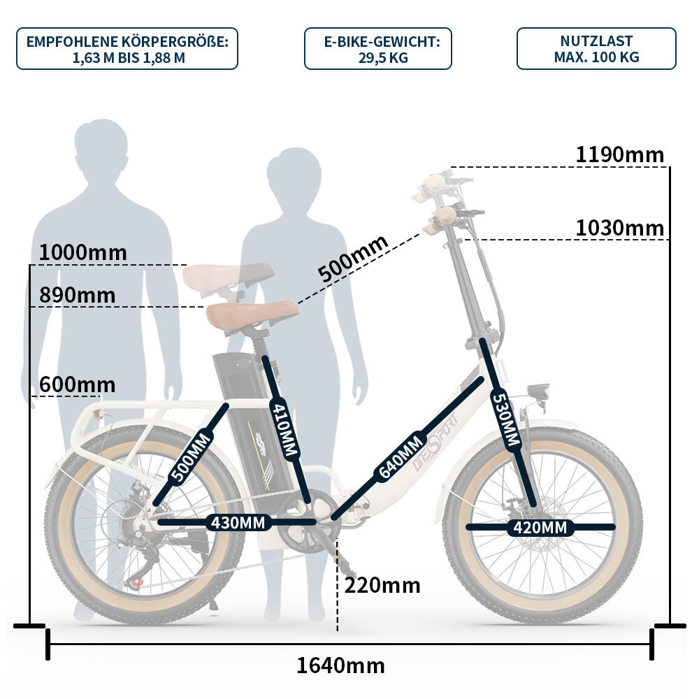 Vélo électrique pliant 48V Moteur 250W Compact & Autonomie longue – Image 5