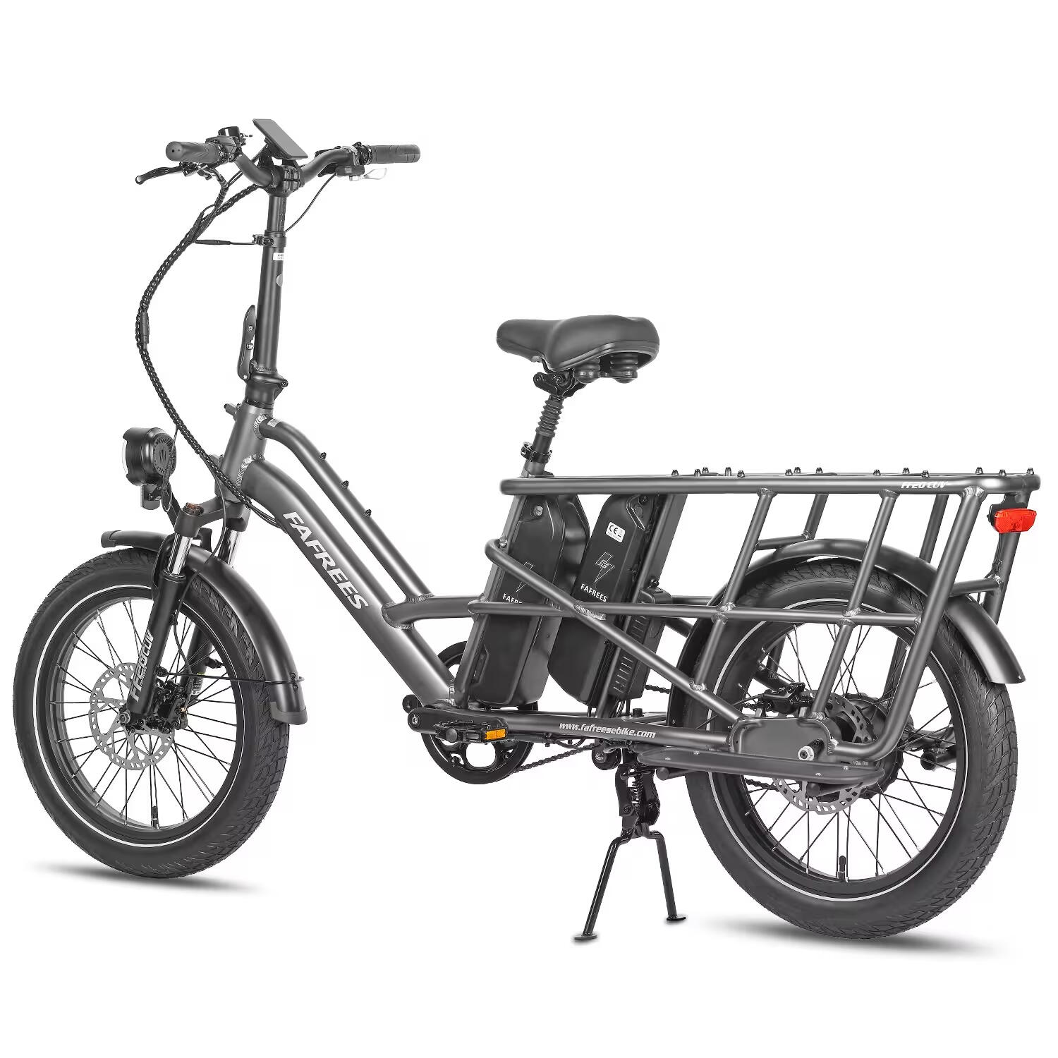 Vélo Cargo FF20 CUV Batteries 2x15Ah 170km Pneus Fat Siège Enfant 200kg
