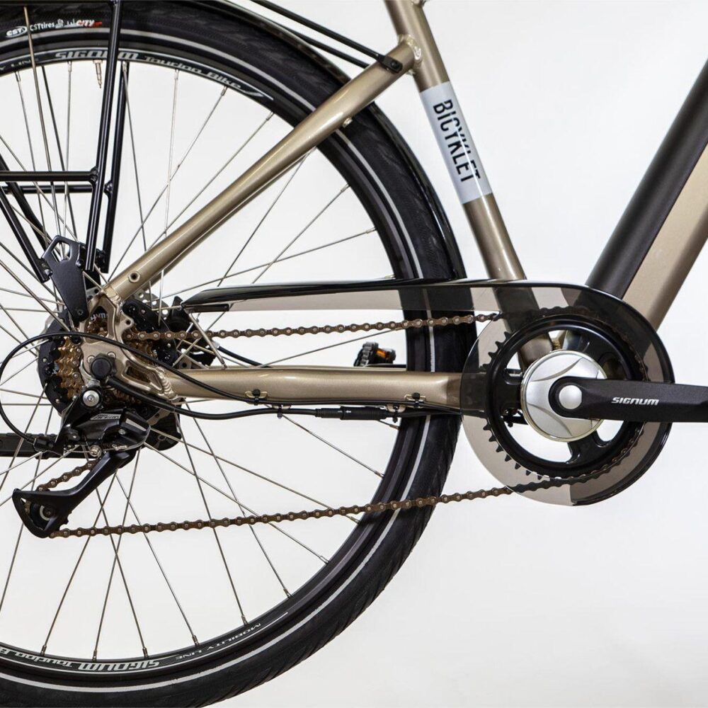 Vélo de Ville Électrique Bicyklet Basile Shimano Acera/Altus 8V 504 Wh 700 mm Gr