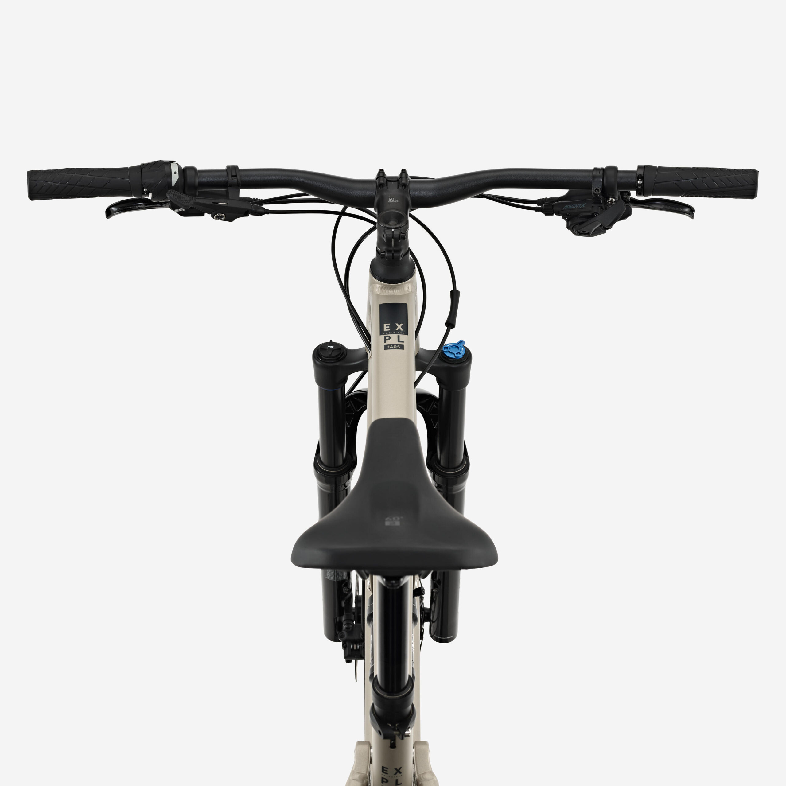 Vélo VTT randonnée tout suspendu 29" cadre aluminium, EXPL 140 S beige – Image 4