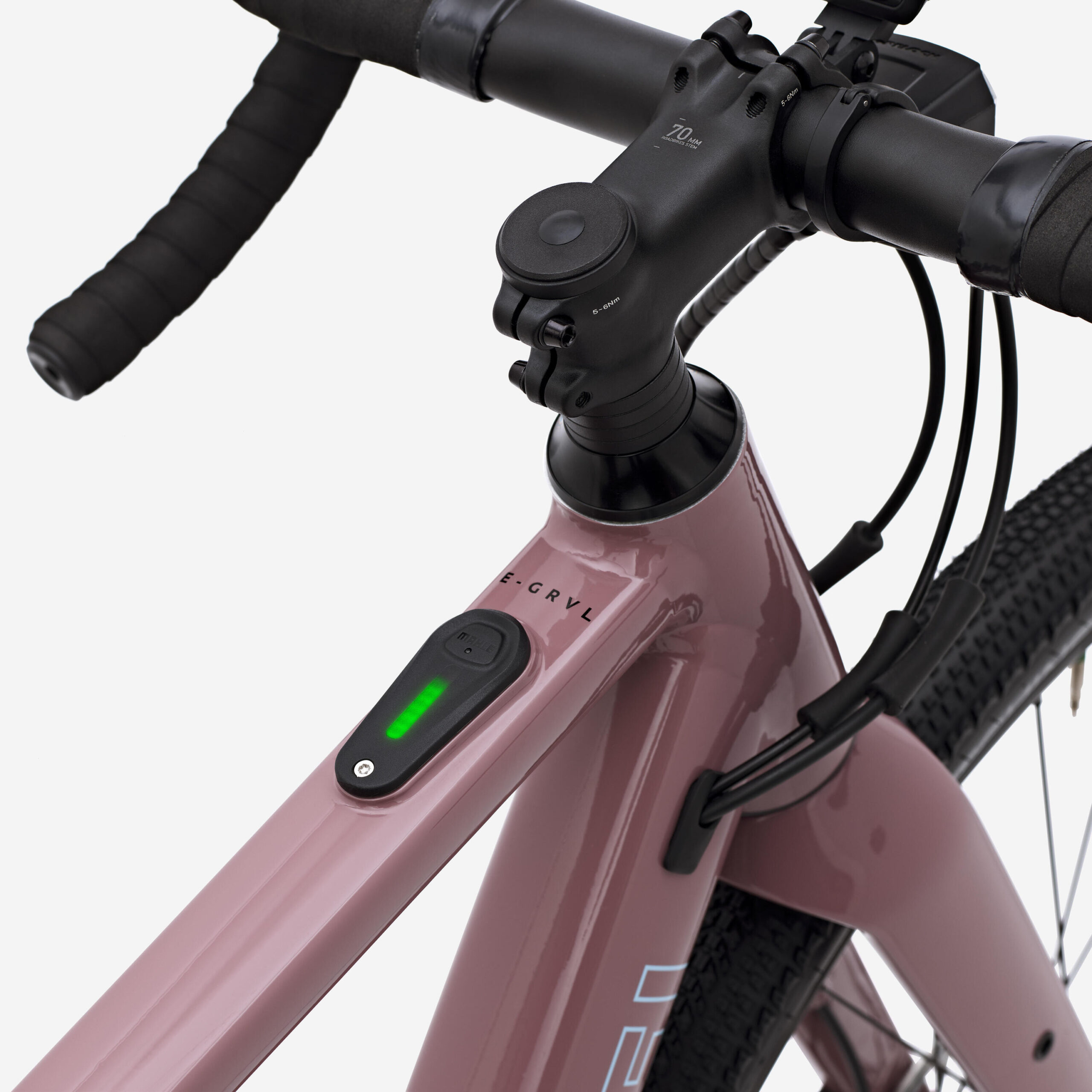 Vélo gravel électrique SRAM Apex 1x12v XPLR, E-GRVL AF HD X30 rose taupe – Image 5