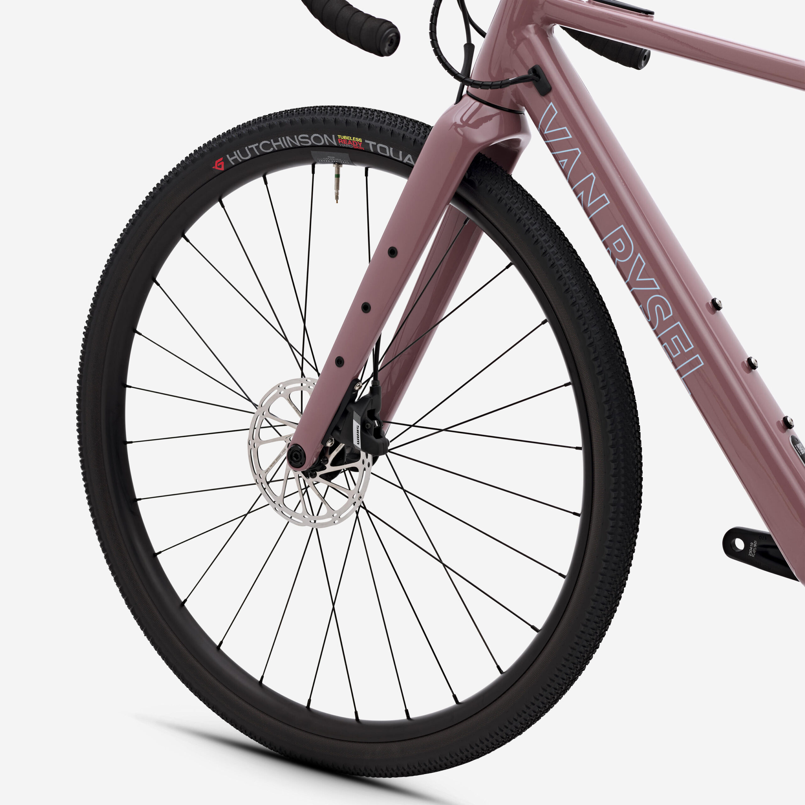 Vélo gravel électrique SRAM Apex 1x12v XPLR, E-GRVL AF HD X30 rose taupe – Image 7