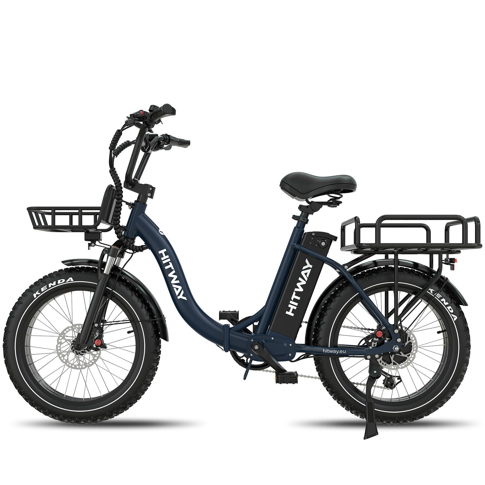 Vélo cargo électrique pliant 20*4,0", pneus fat, 1296Wh, BK6S PLUS