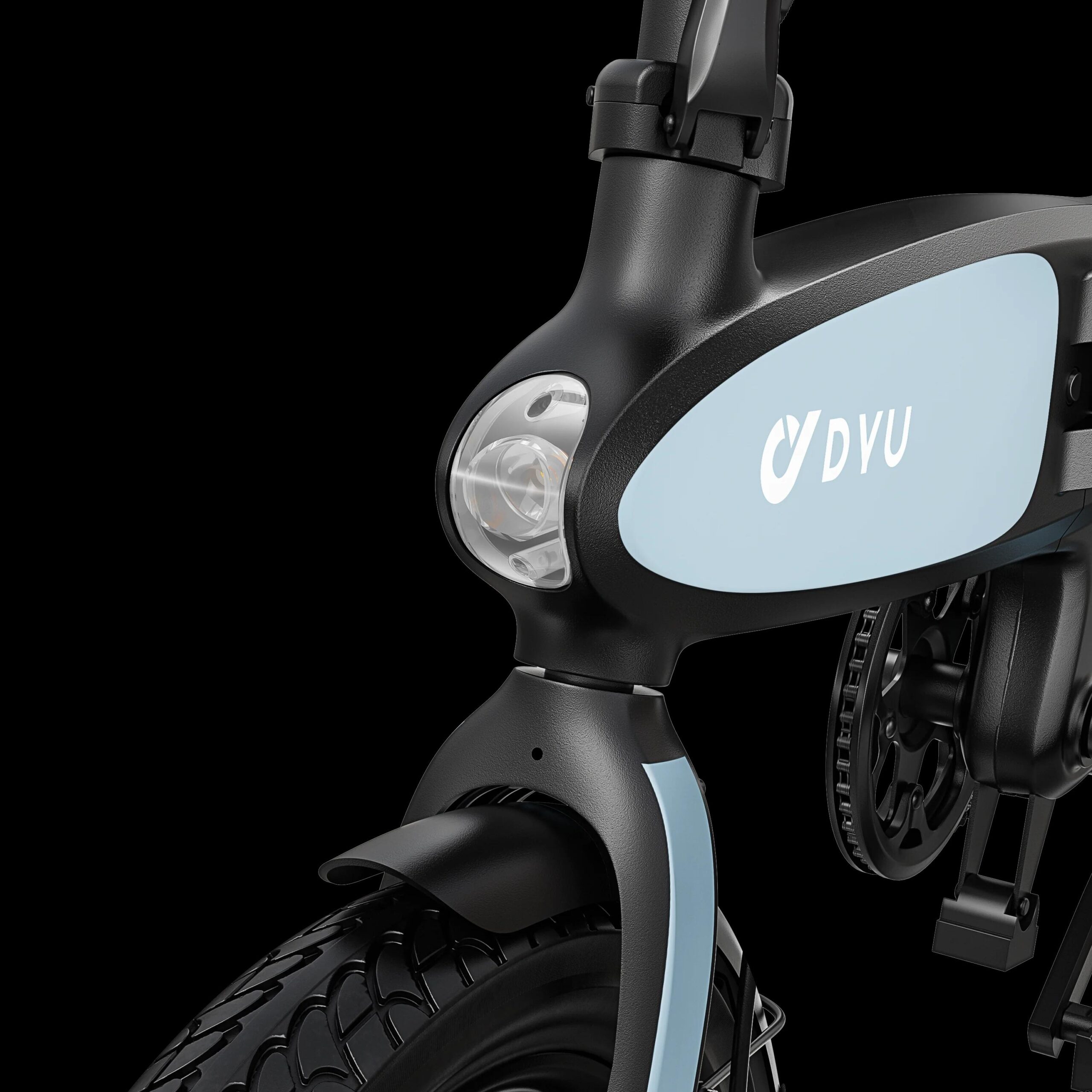 Vélo électrique pliant DYU C2 16 pouces, batterie 48 V 7,5 Ah – Image 3