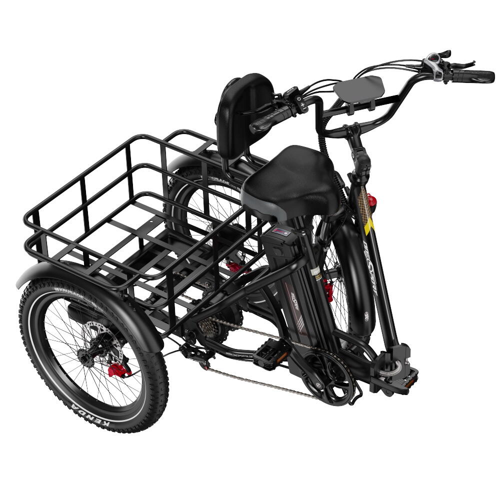 Tricycle électrique ONESPORT OT30 PRO batterie 48 V 18 Ah