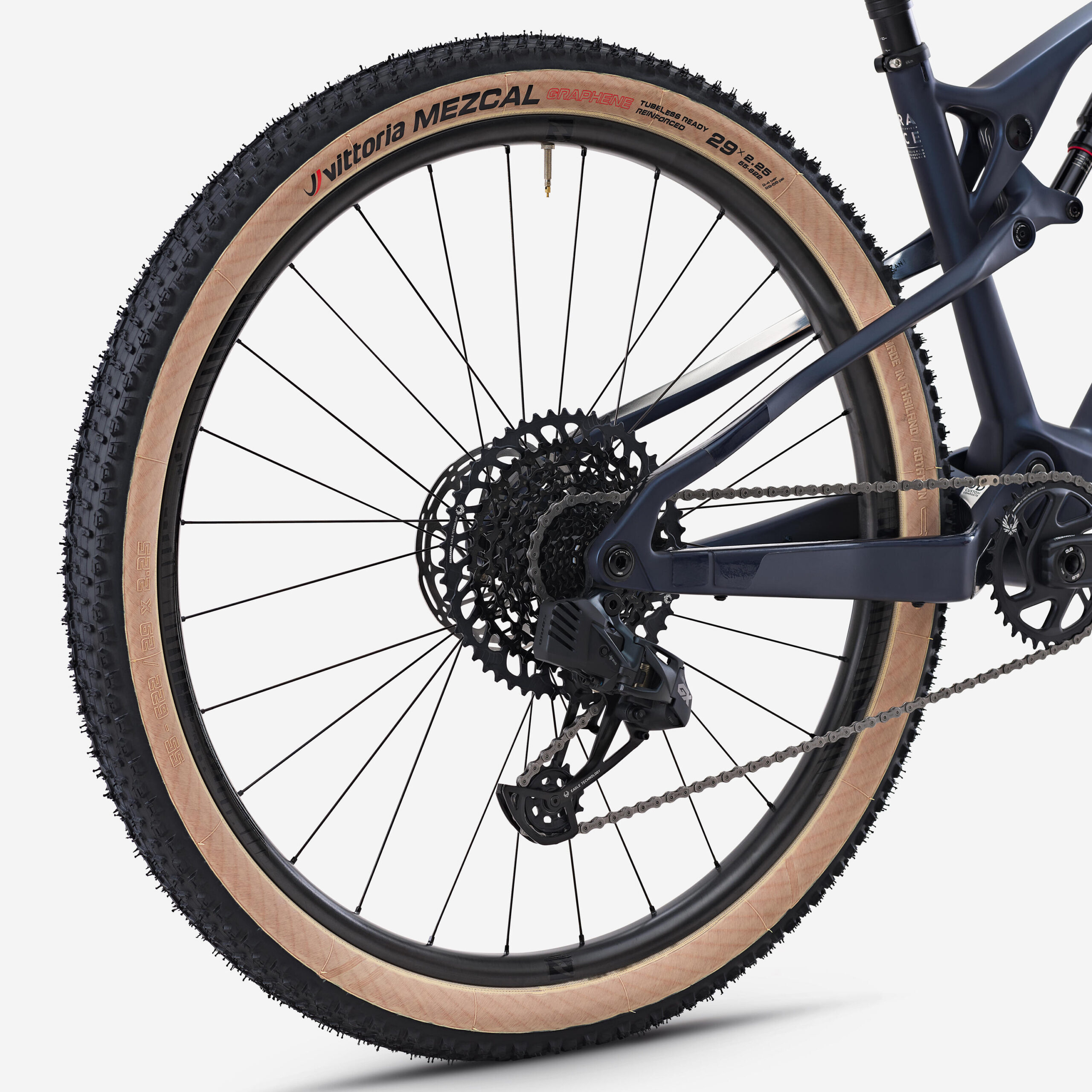 Vélo vtt xc crosscountry race 900 s bleu - cadre full carbone - AXS roues carbon – Image 3