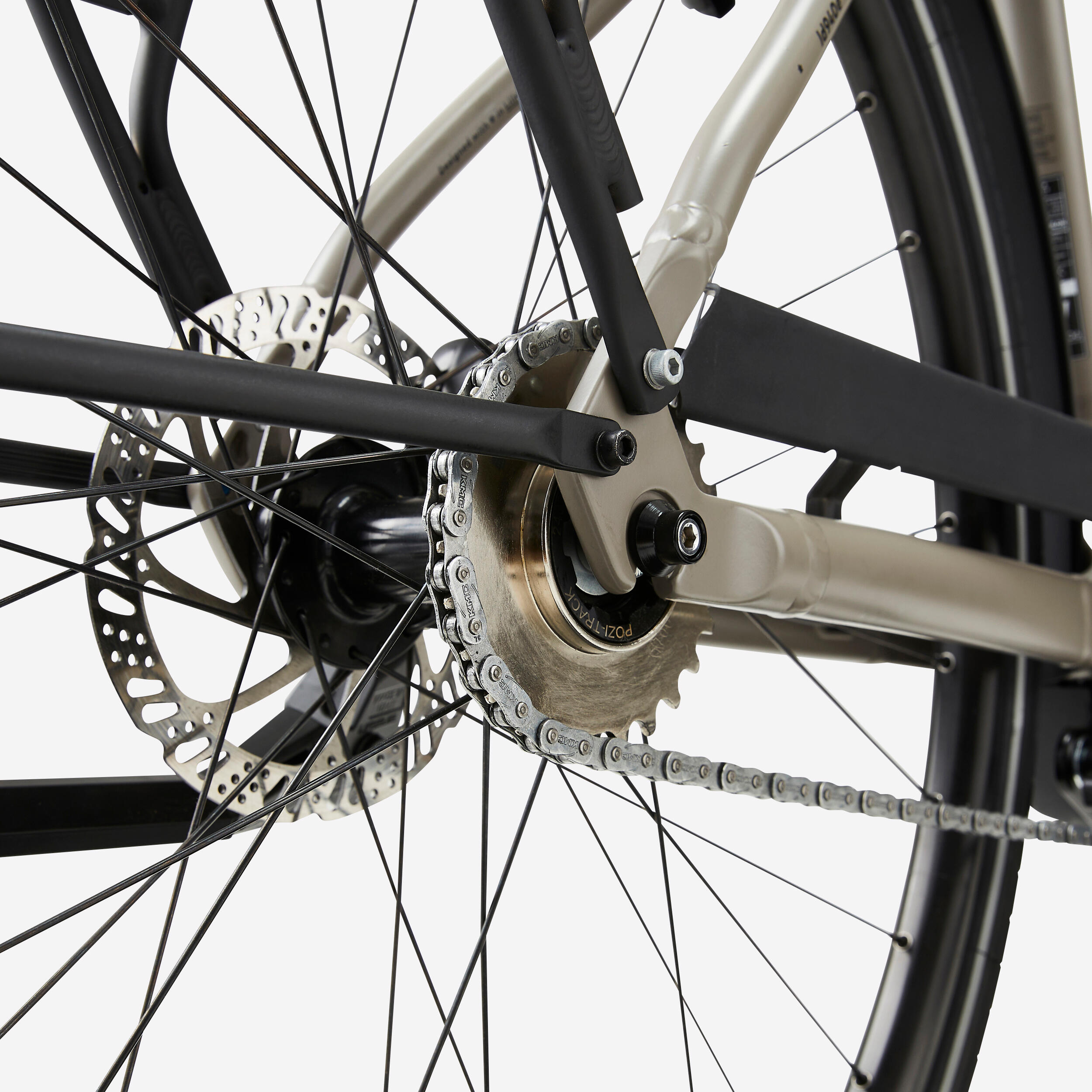Seconde vie - Vélo ville électrique à moteur automatique owuru cadre bas LD 9... – Image 3
