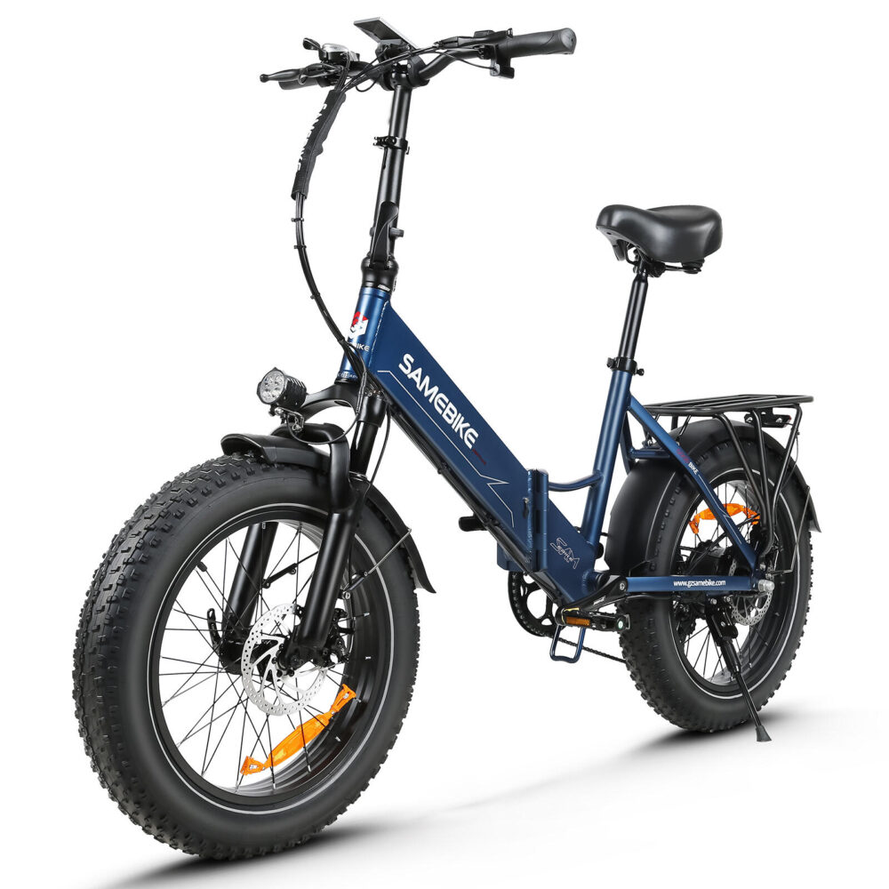Vélo électrique pliable Samebike Lotdm200-ii, 20 pouces, batterie 48 V 13 Ah