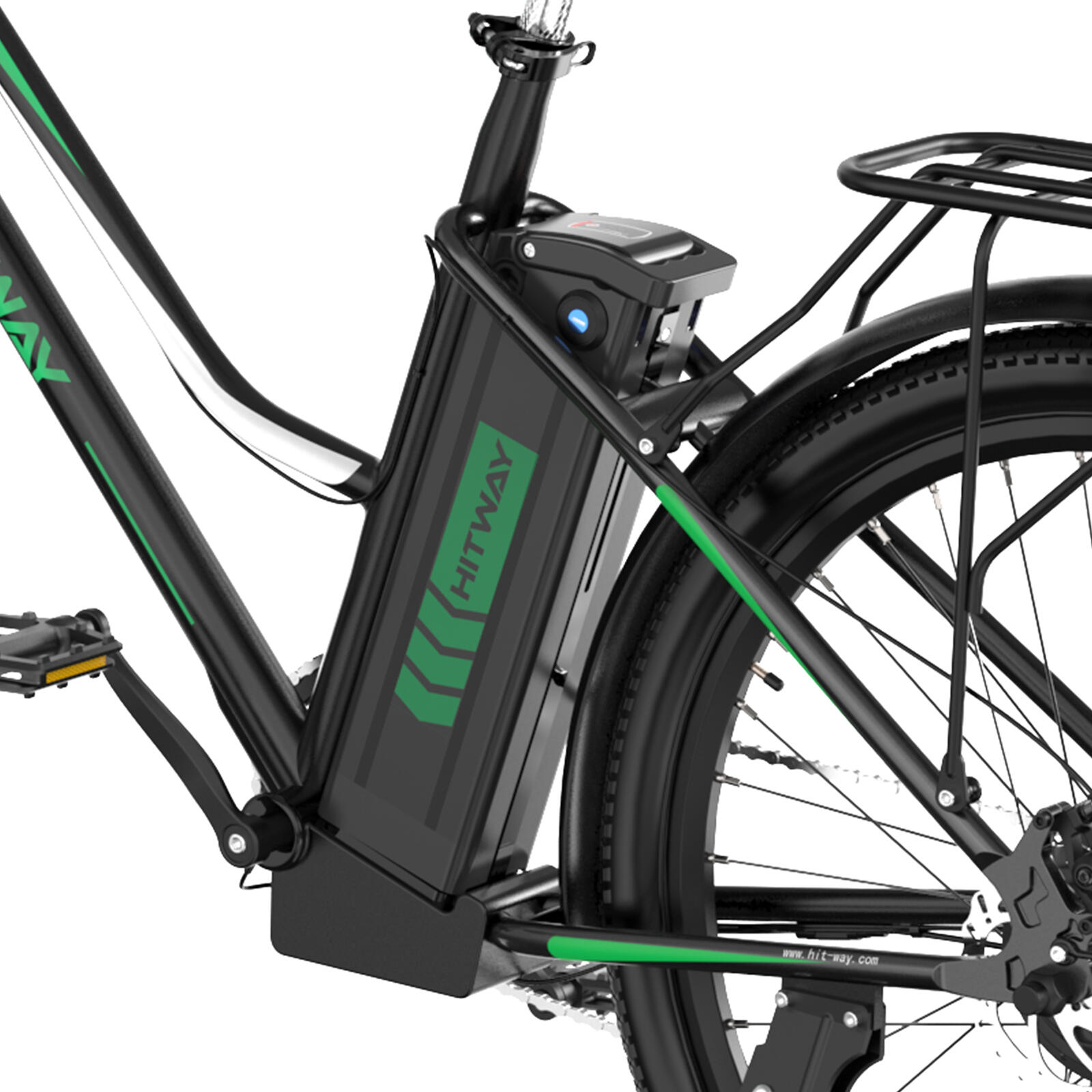 Vélo Électrique 26" 250W Batterie 36V 12Ah Autonomie 90KM BK8 – Image 5