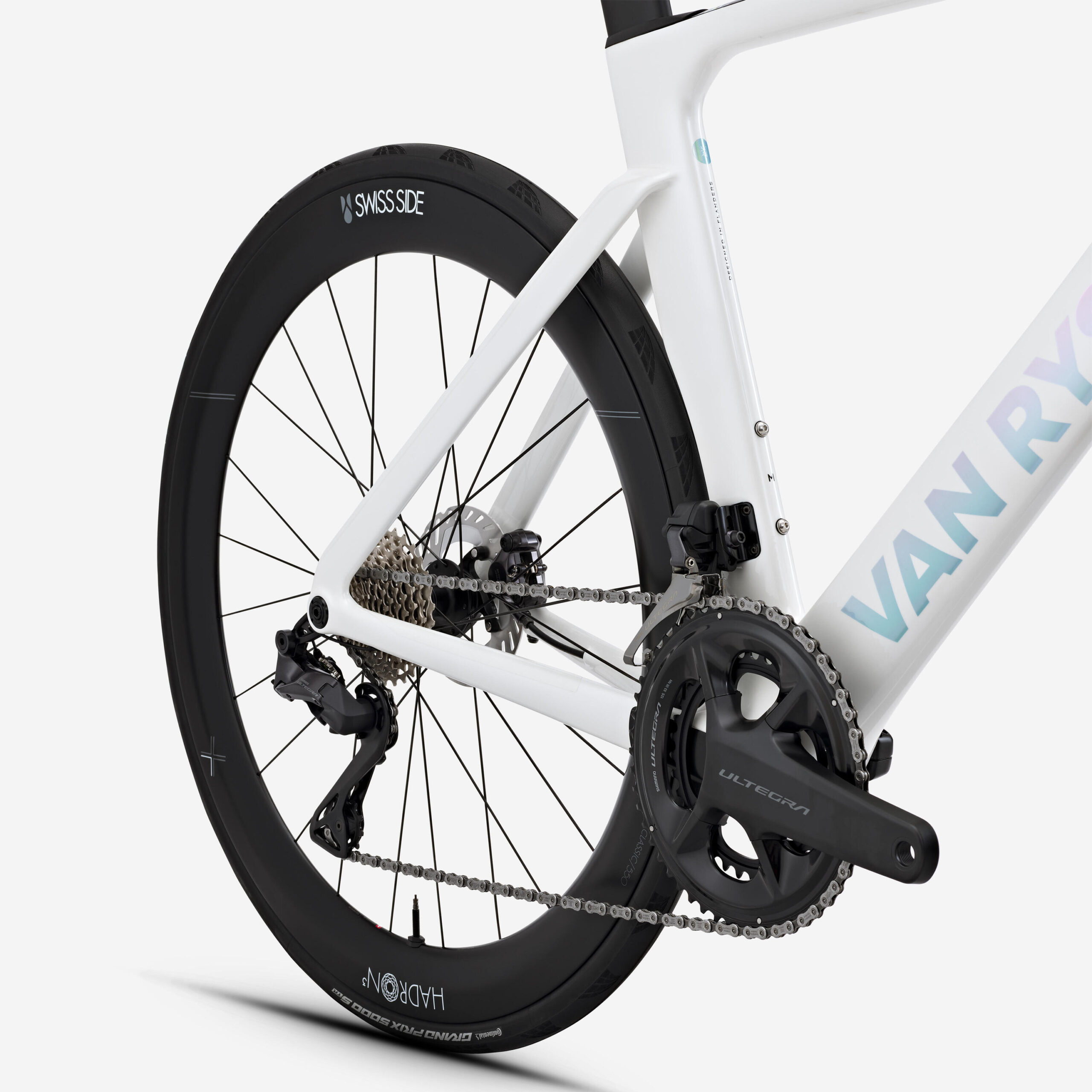 Vélo de route Shimano Ultegra DI2 2x12v capteur de puissance, RCR-F Pro blanc – Image 2