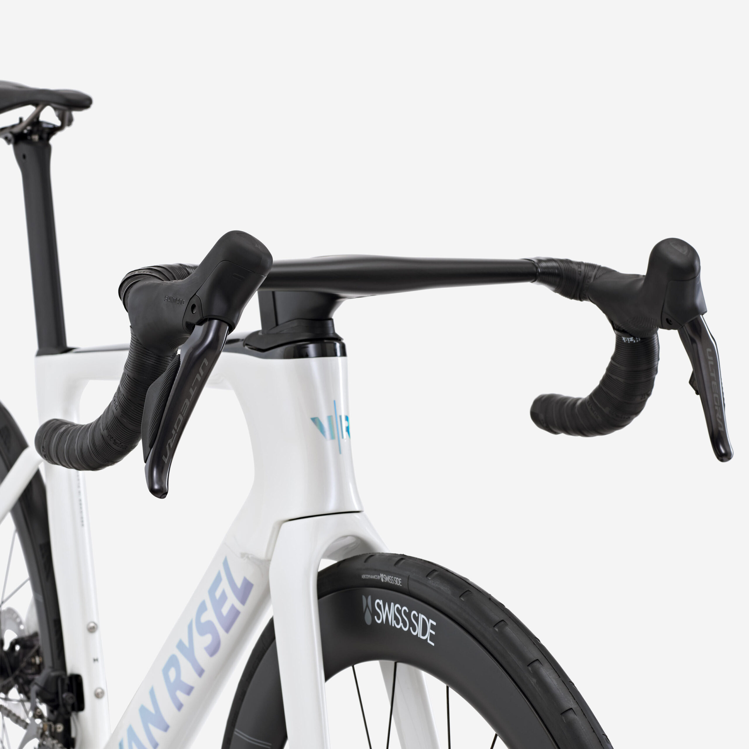 Vélo de route Shimano Ultegra DI2 2x12v capteur de puissance, RCR-F Pro blanc – Image 3
