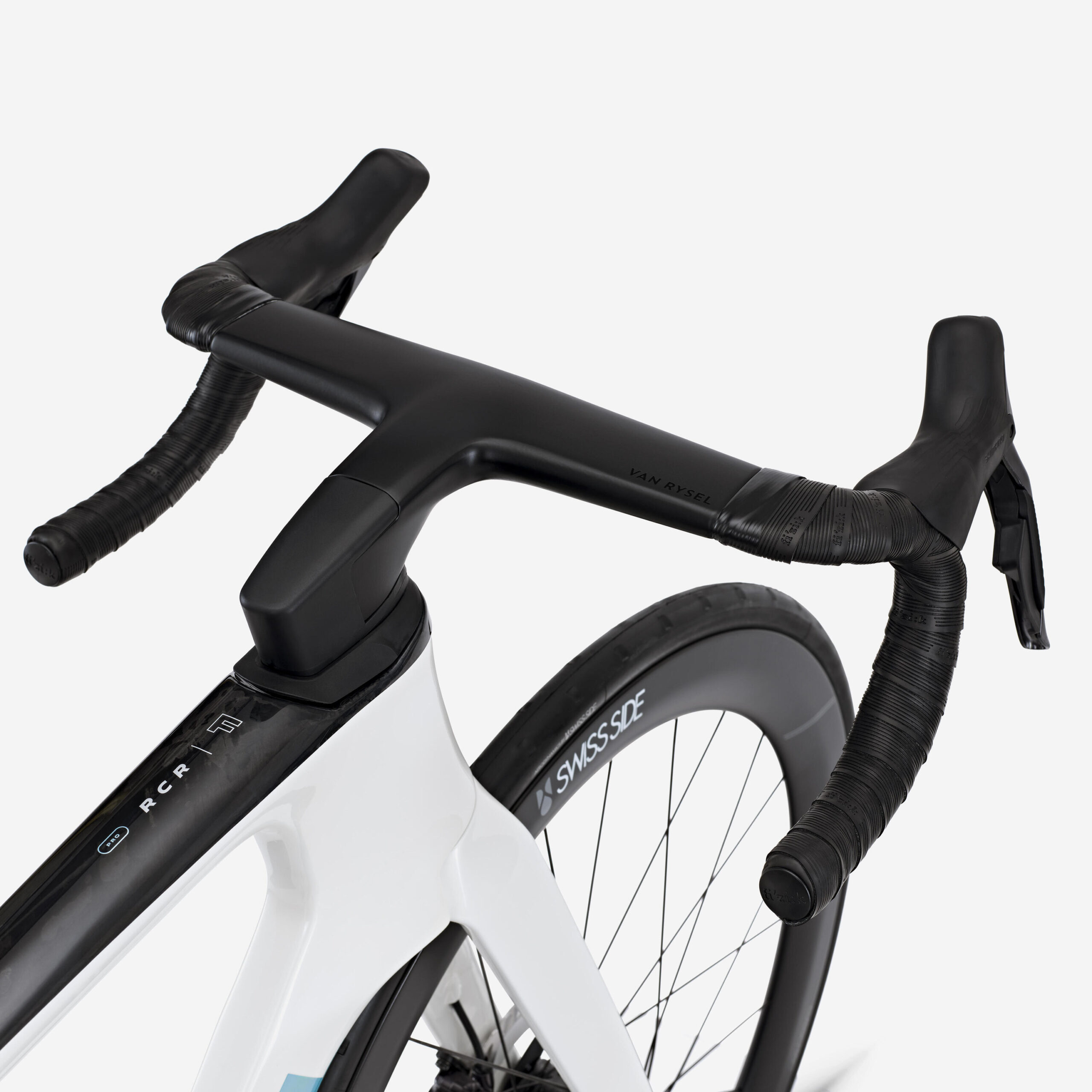 Vélo de route Shimano Ultegra DI2 2x12v capteur de puissance, RCR-F Pro blanc – Image 4