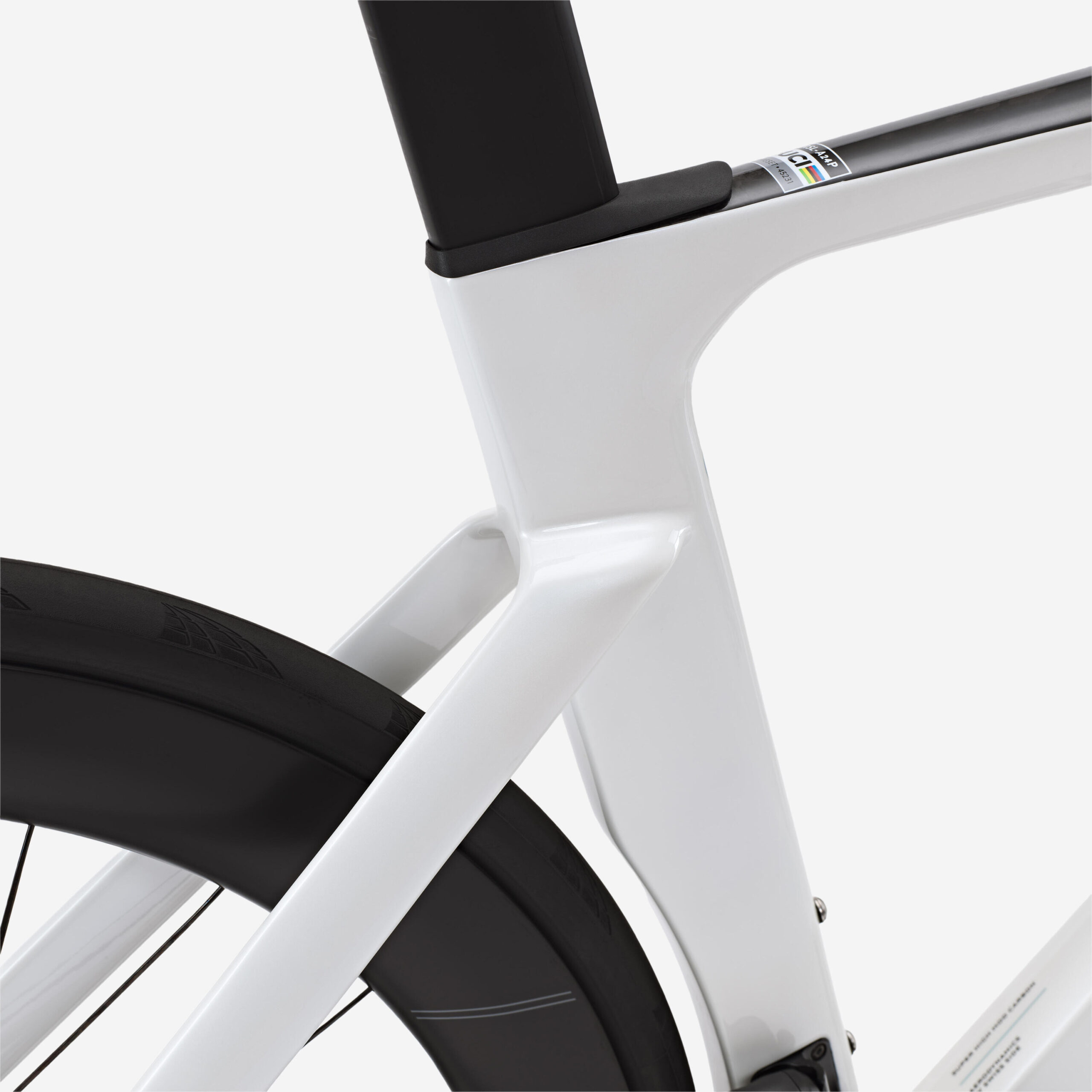 Vélo de route Shimano Ultegra DI2 2x12v capteur de puissance, RCR-F Pro blanc – Image 7