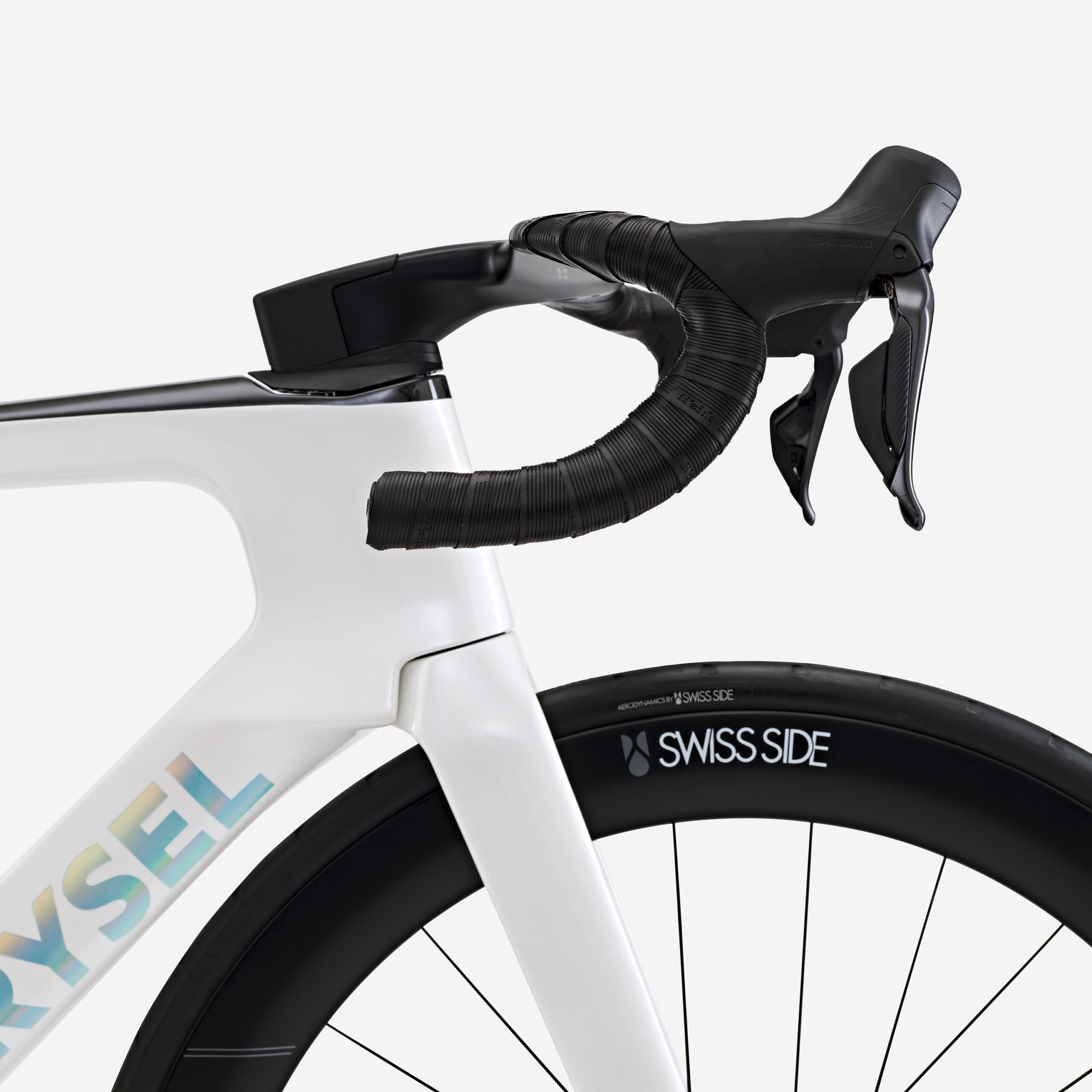 Vélo de route Shimano Ultegra DI2 2x12v capteur de puissance, RCR-F Pro blanc – Image 10