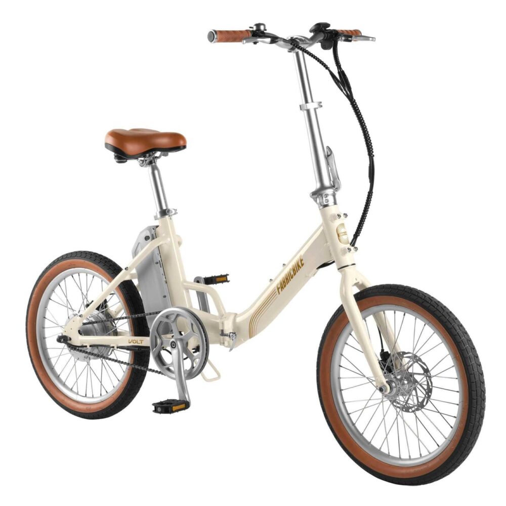Fabricbike Volt - Vélo électrique pliable 20" Aluminium. Beige