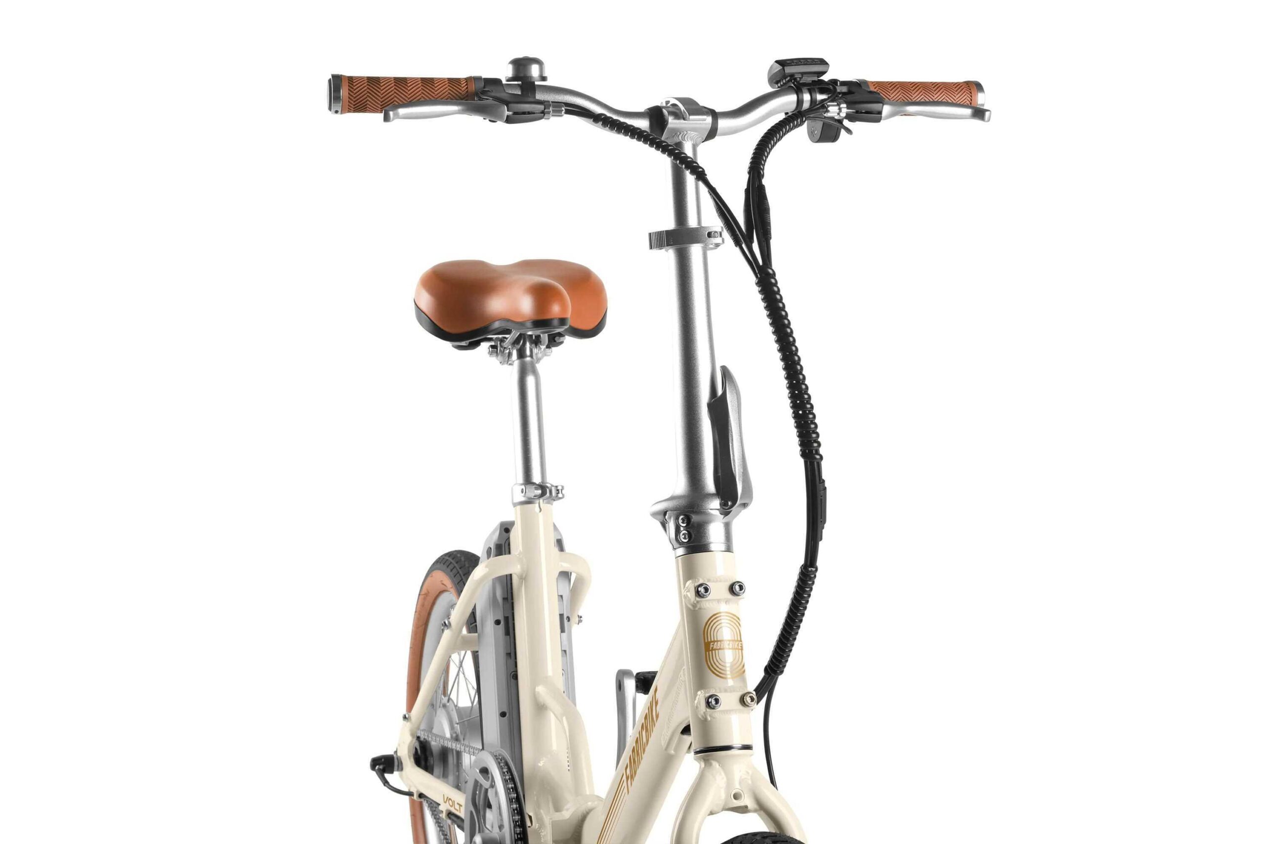 Fabricbike Volt - Vélo électrique pliable 20" Aluminium. Beige Plus – Image 2