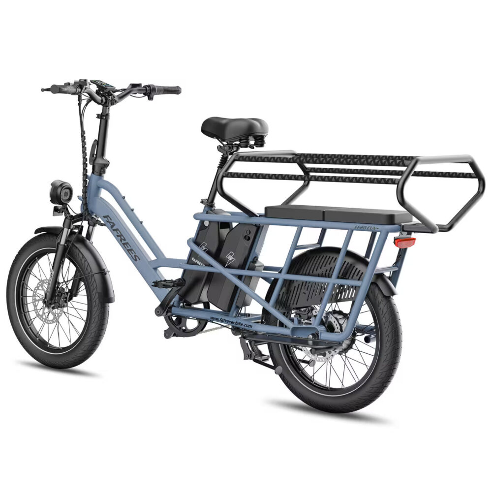 Vélo Cargo FF20 CUV Batteries 2x15Ah 170km Pneus Fat Siège Enfant 200kg