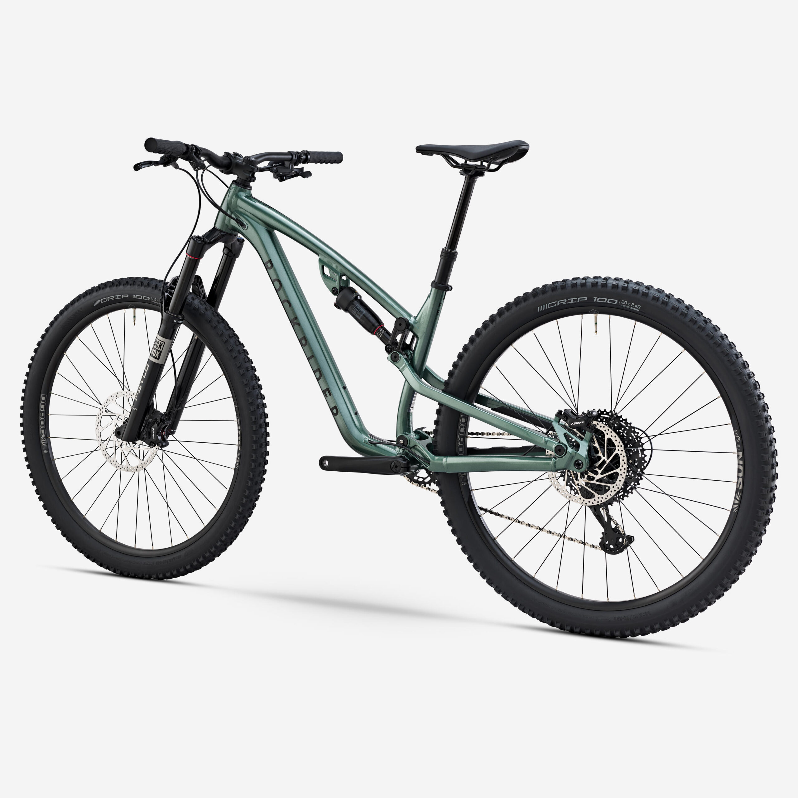 Seconde vie - Vélo VTT tout suspendu All Mountain FEEL 700 S, vert