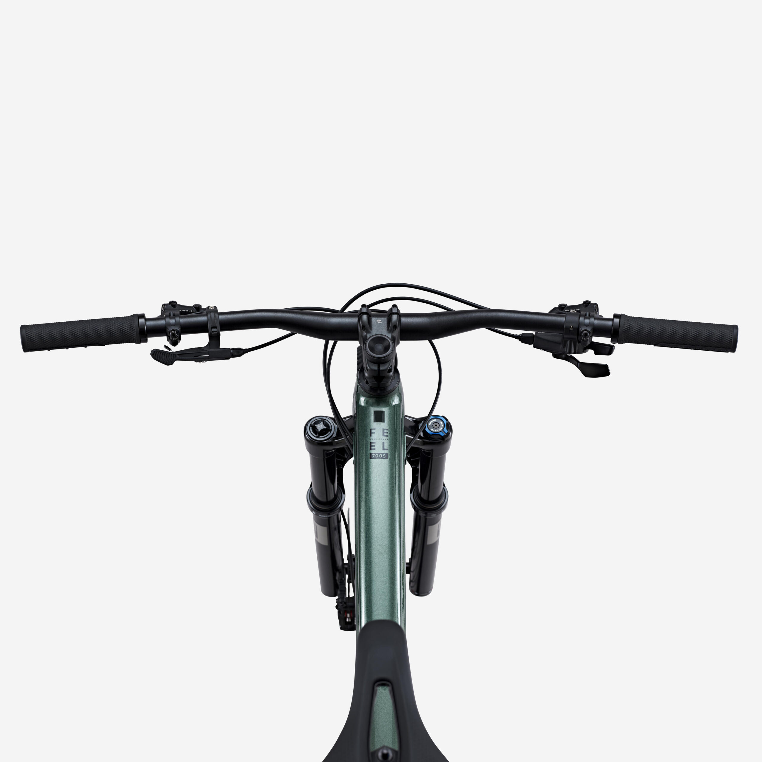 Vélo VTT tout suspendu All Mountain FEEL 700 S, vert – Image 5