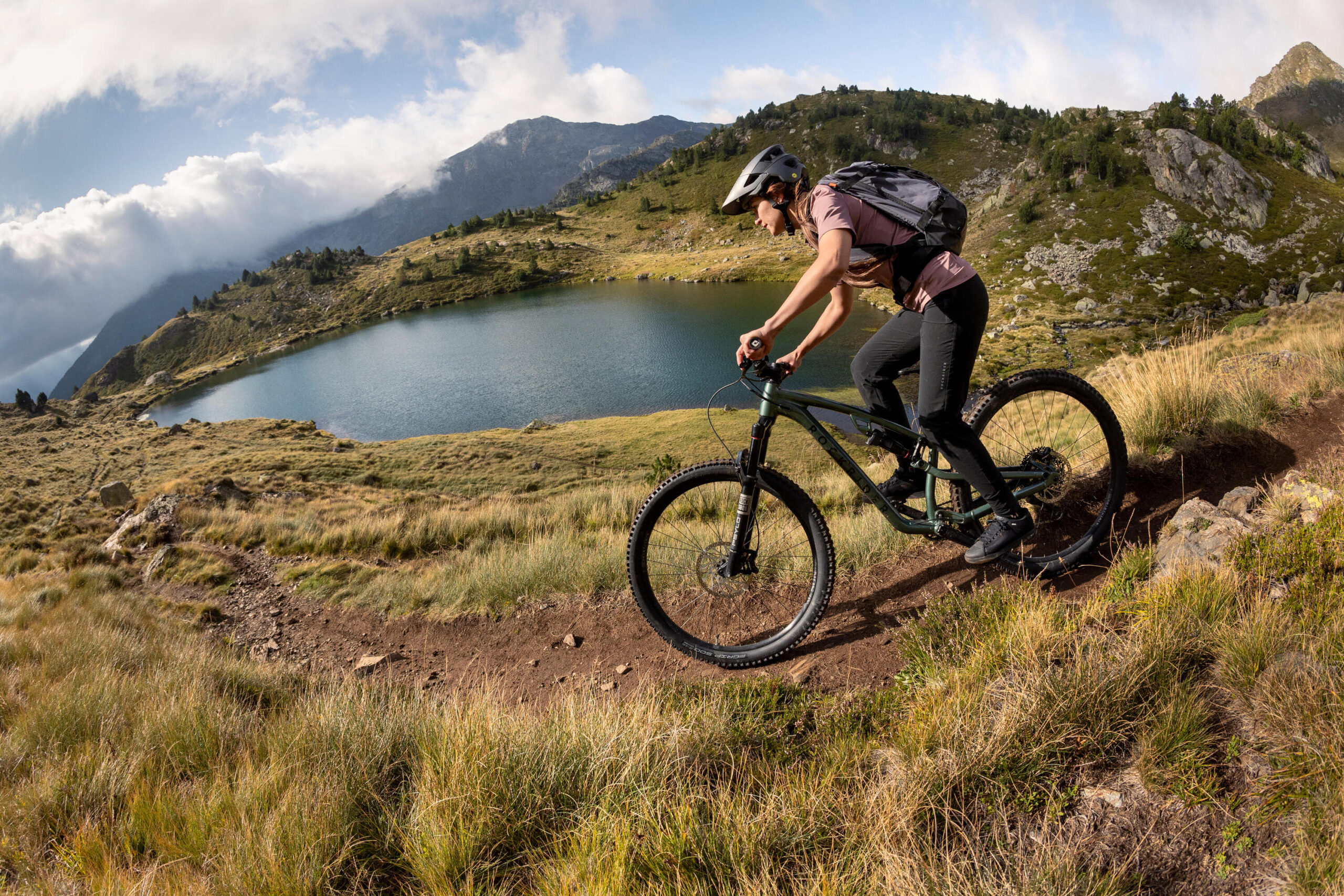 Vélo VTT tout suspendu All Mountain FEEL 700 S, vert – Image 8