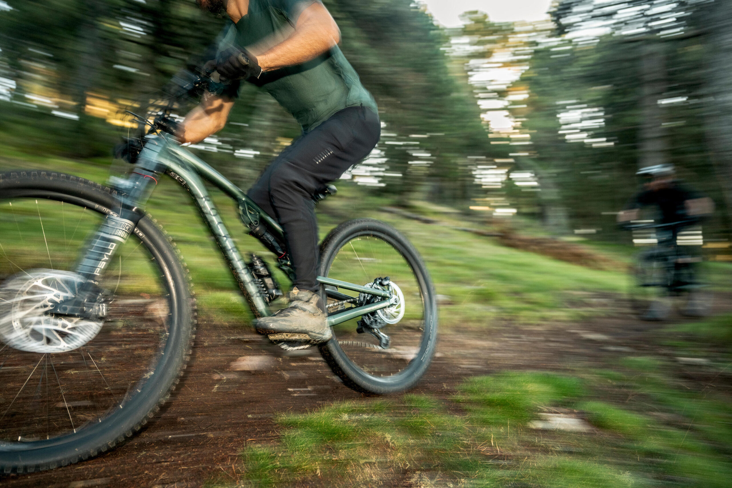 Vélo VTT tout suspendu All Mountain FEEL 700 S, vert – Image 10